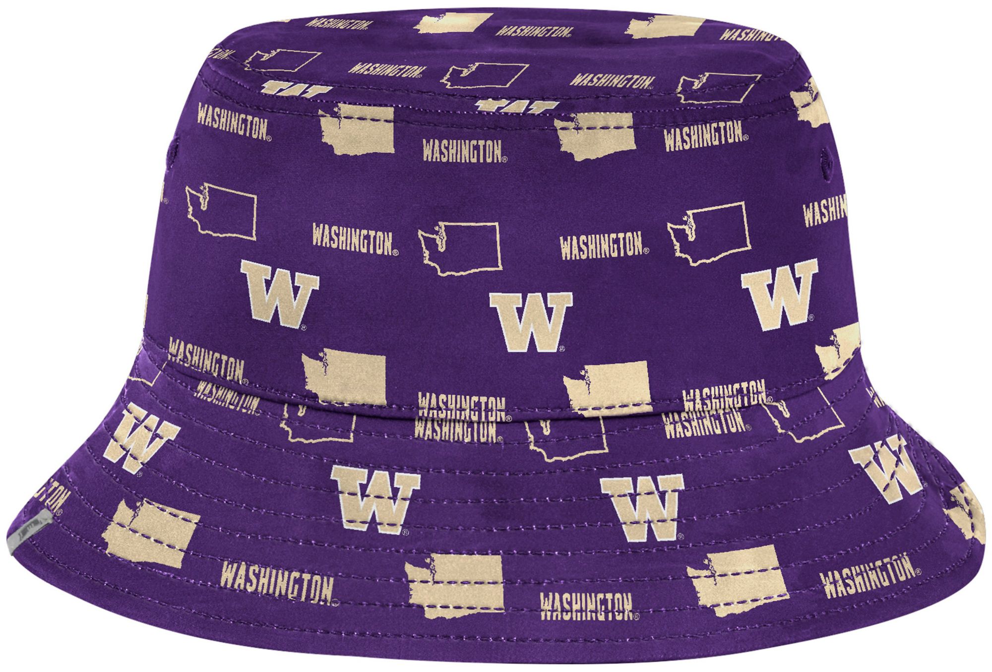 Colosseum Adult Washington Huskies Purple Truthsayer Reversible Cabana Bucket Hat