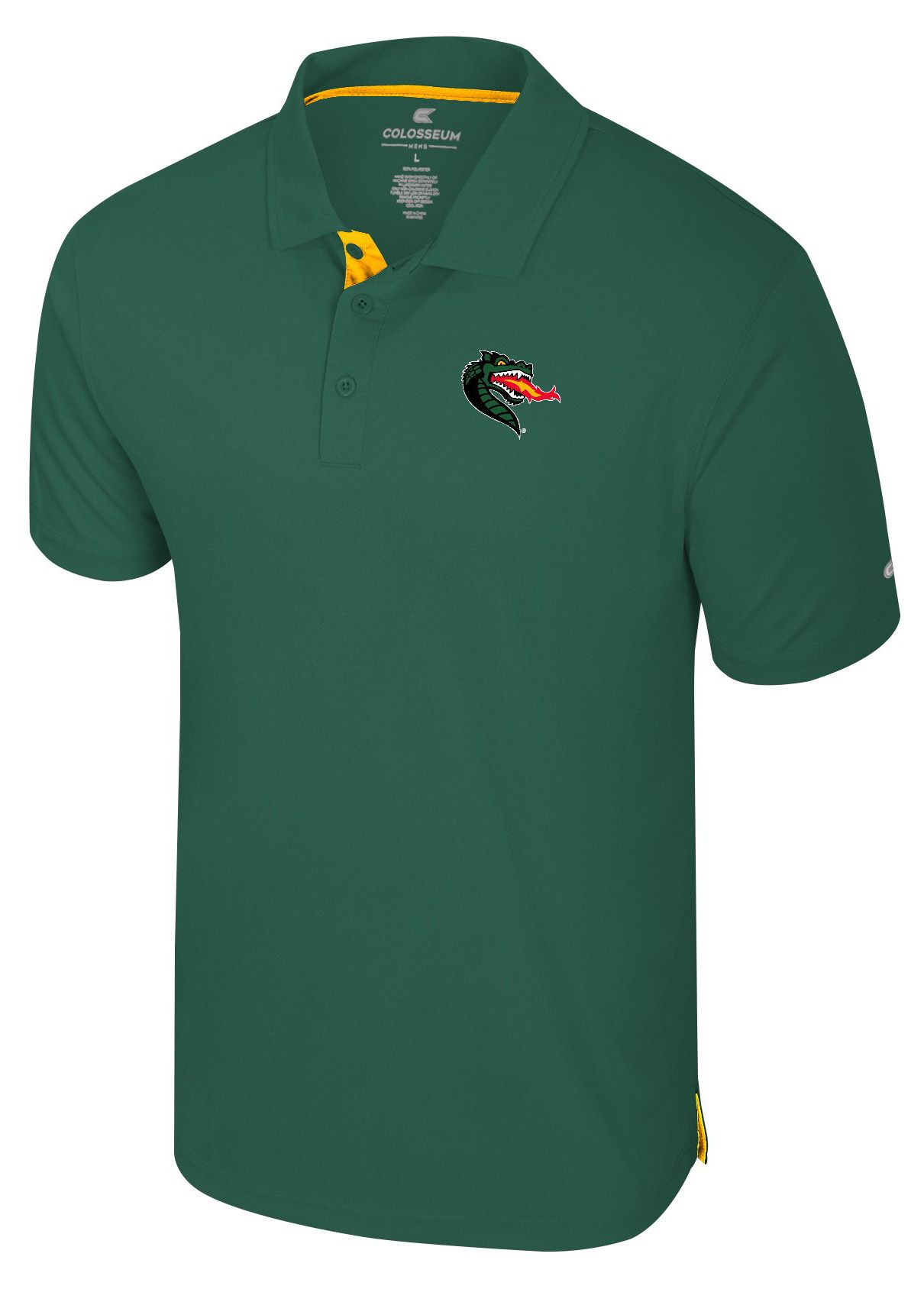 Colosseum Men's UAB Blazers Green Polo