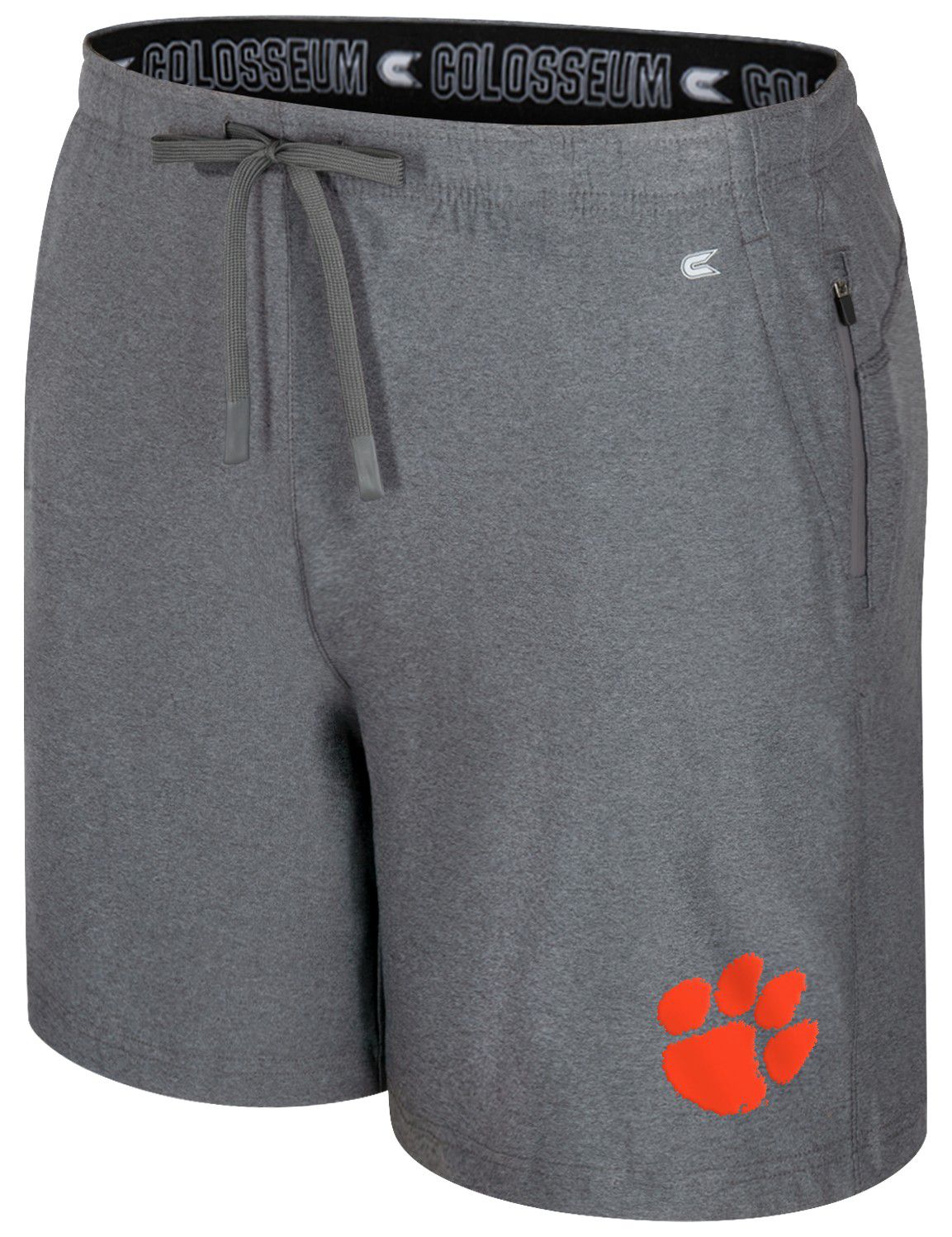 Colosseum Men's Clemson Tigers Charcoal Gurney Shorts
