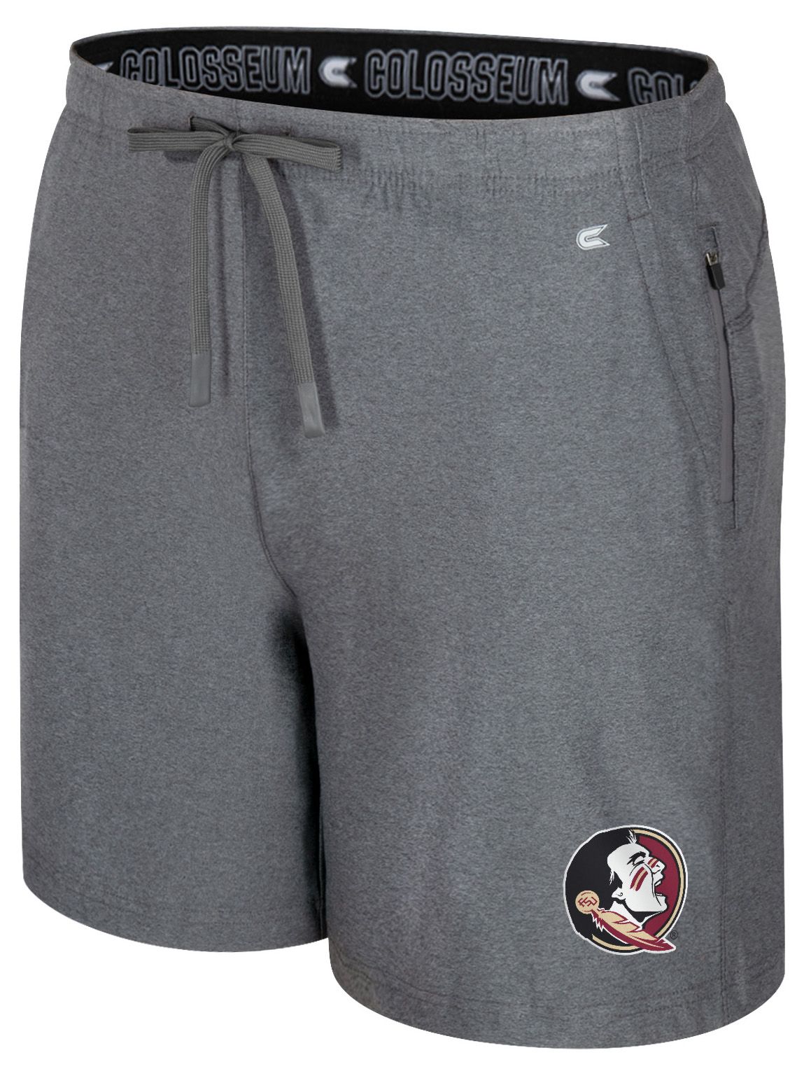 Colosseum Men's Florida State Seminoles Charcoal Gurney Shorts