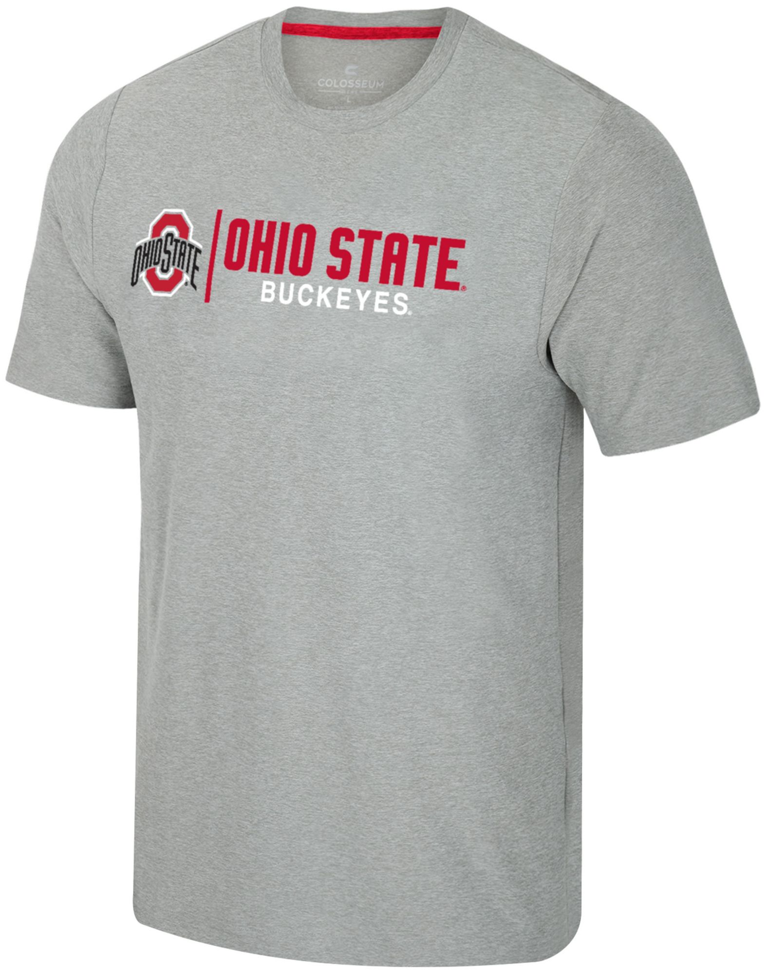 Colosseum Men's Ohio State Buckeyes Grey Herald T-Shirt