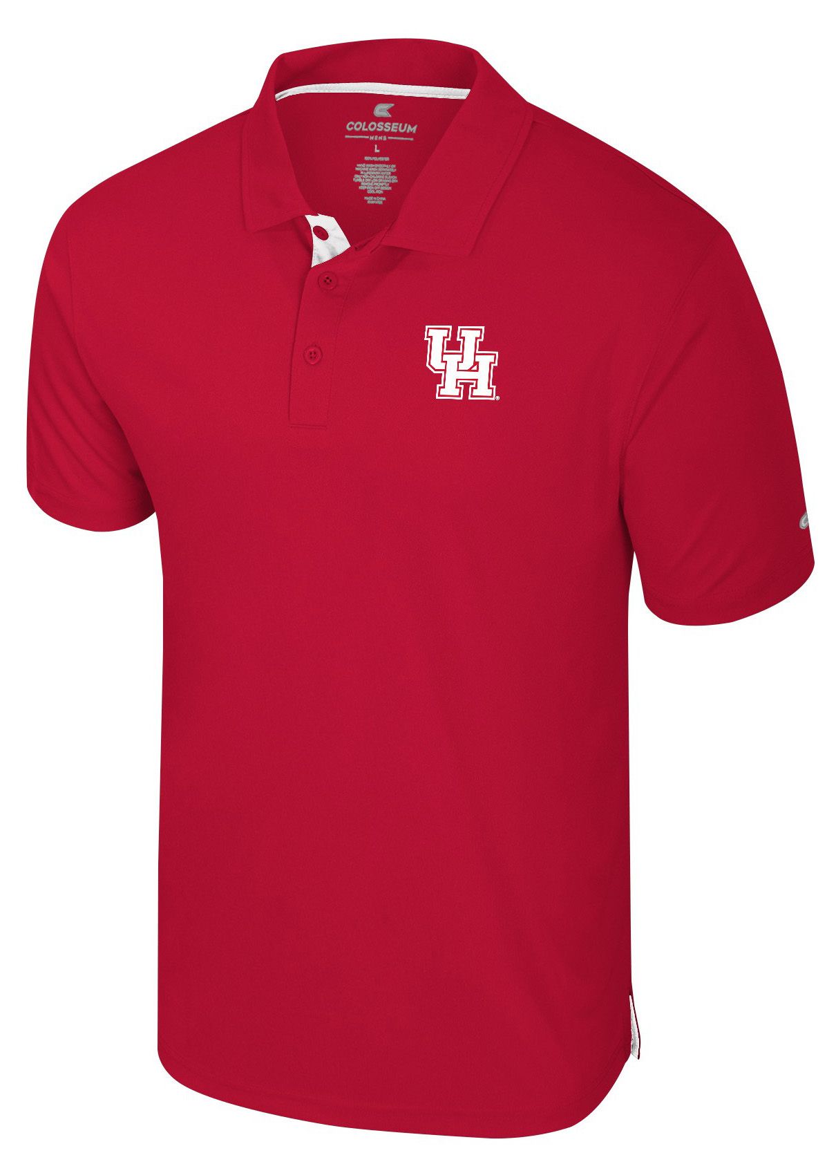 Colosseum Men's Houston Cougars Red Polo