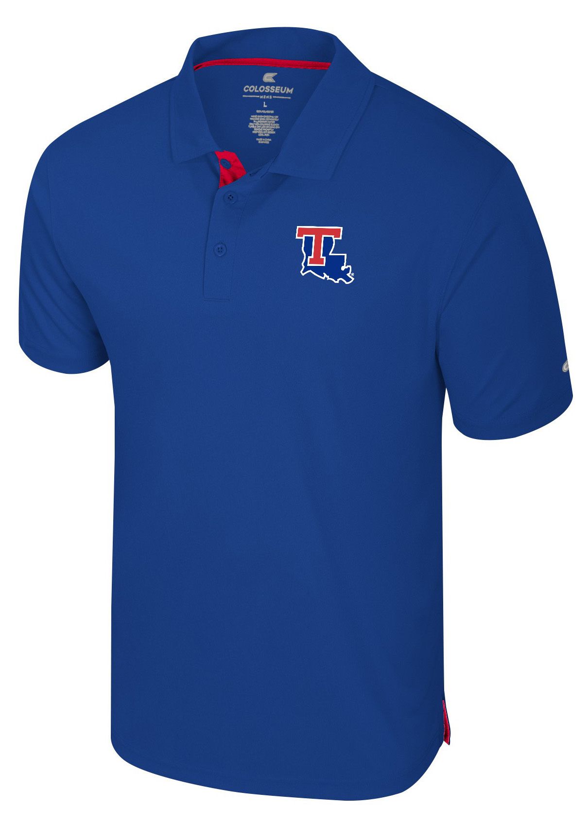 Colosseum Men's Louisiana Tech Bulldogs Royal Polo