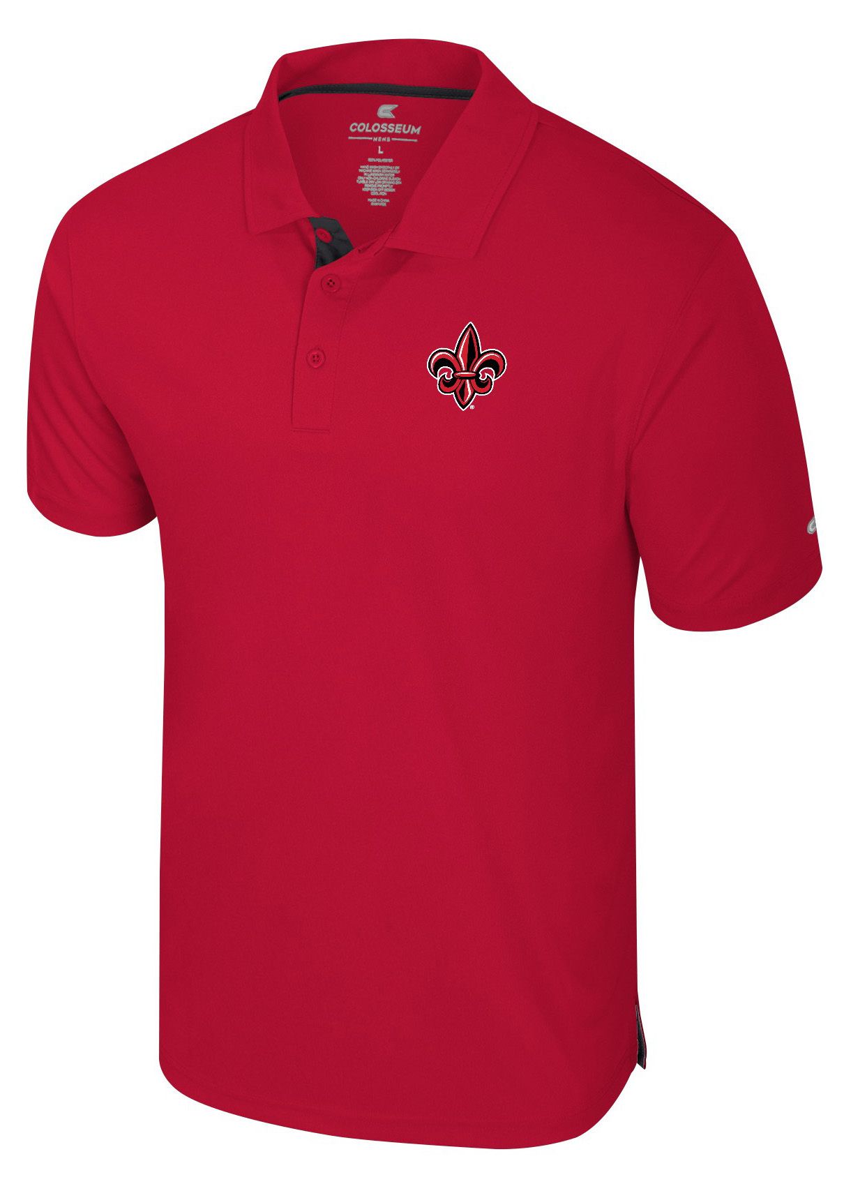 Colosseum Men's Louisville Cardinals Red Polo