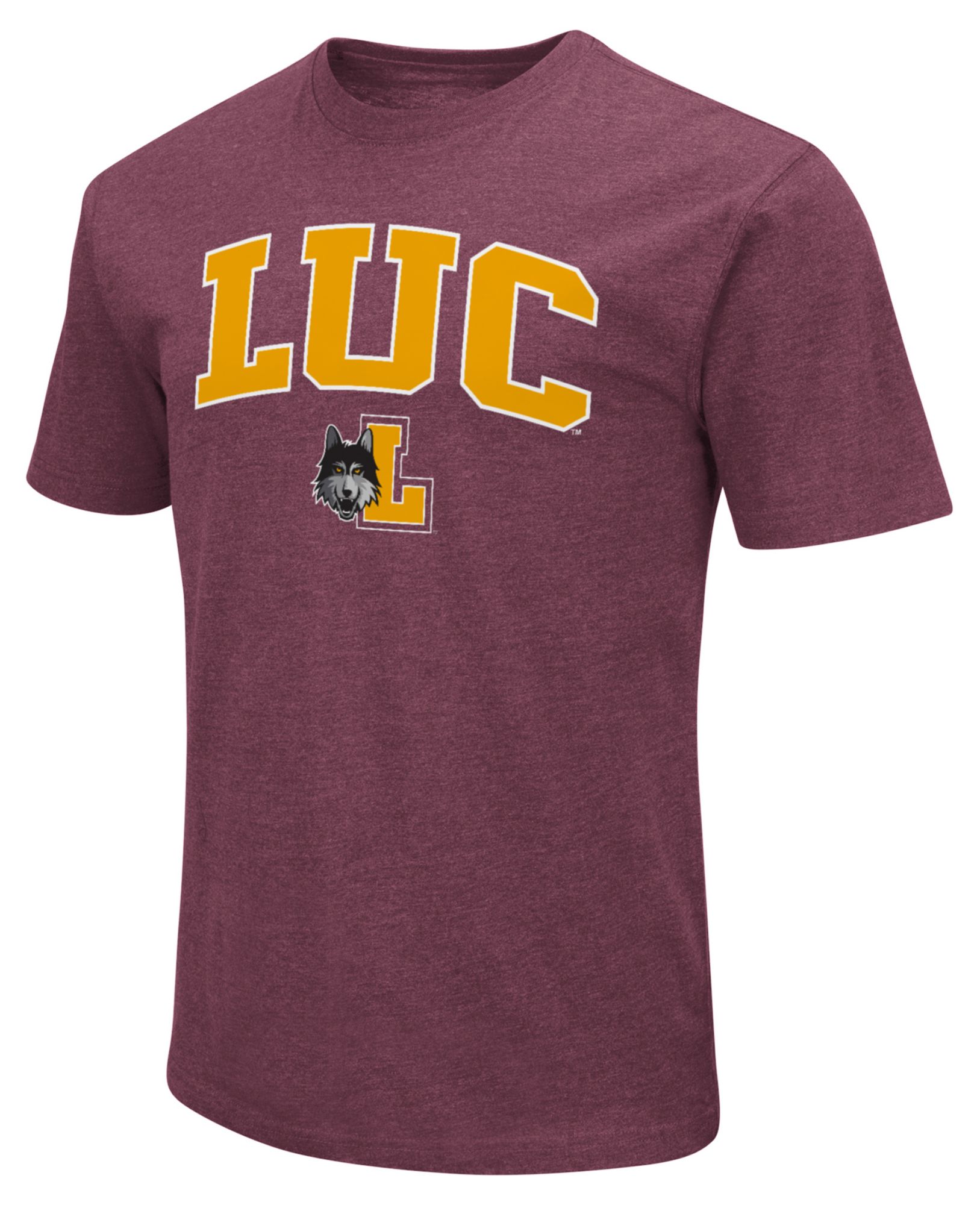 Colosseum Men's Loyola-Chicago Ramblers Maroon T-Shirt