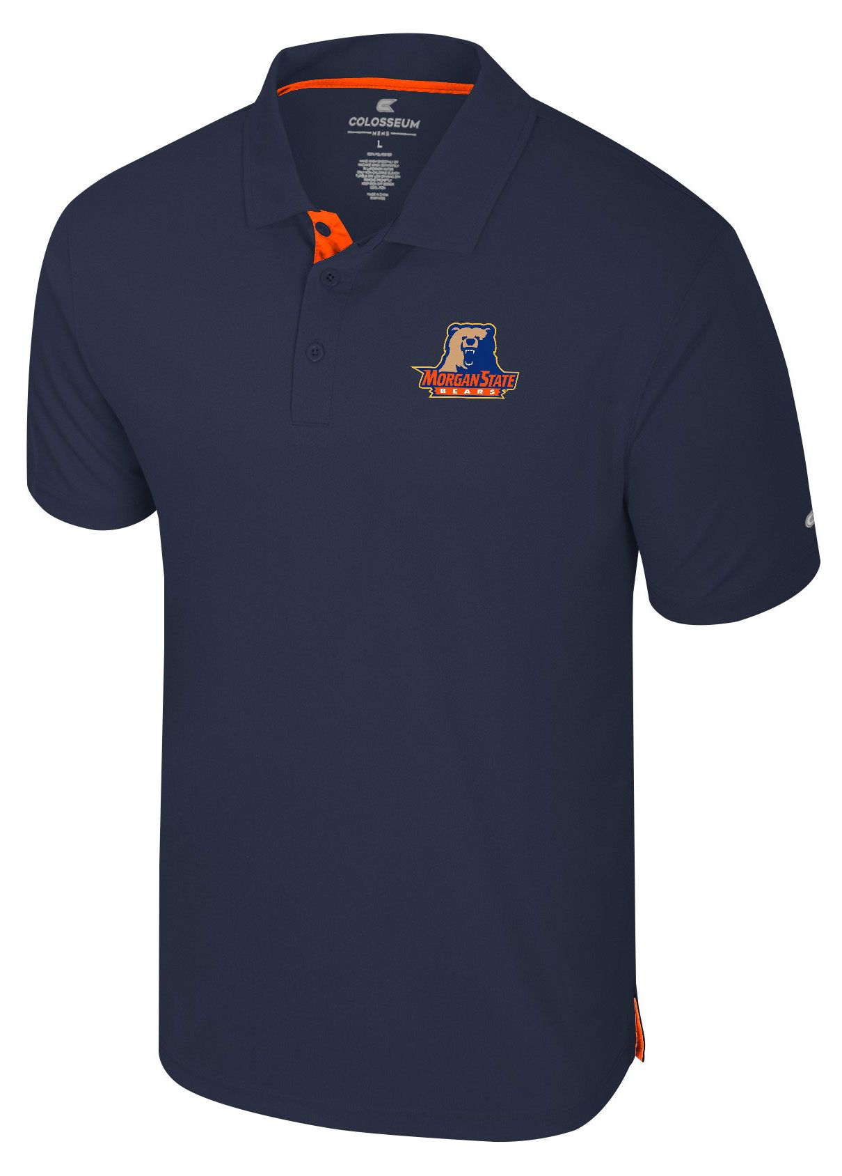 Colosseum Men's Morgan State Bears Navy Polo