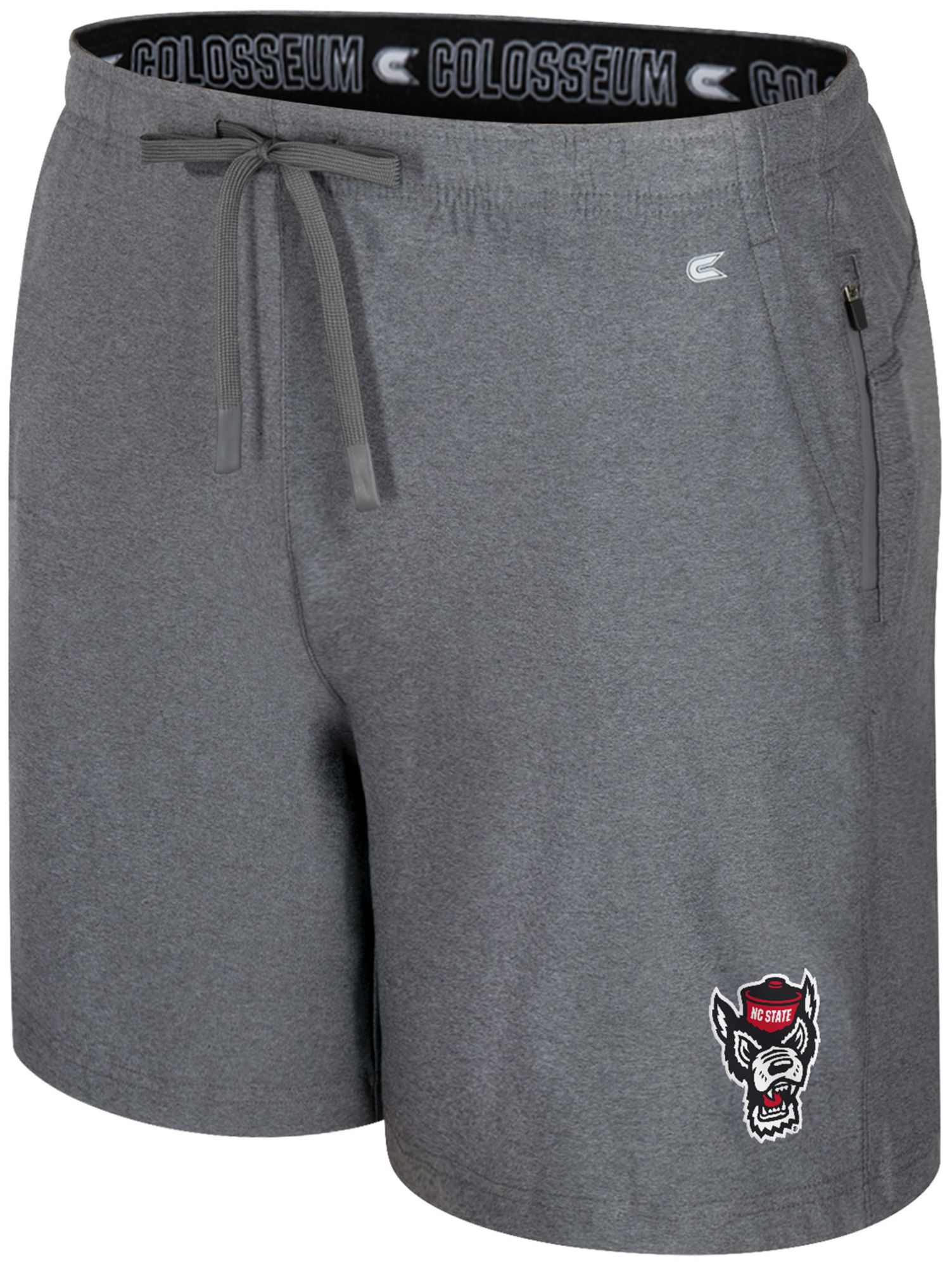 Colosseum Men's NC State Wolfpack Charcoal Gurney Shorts