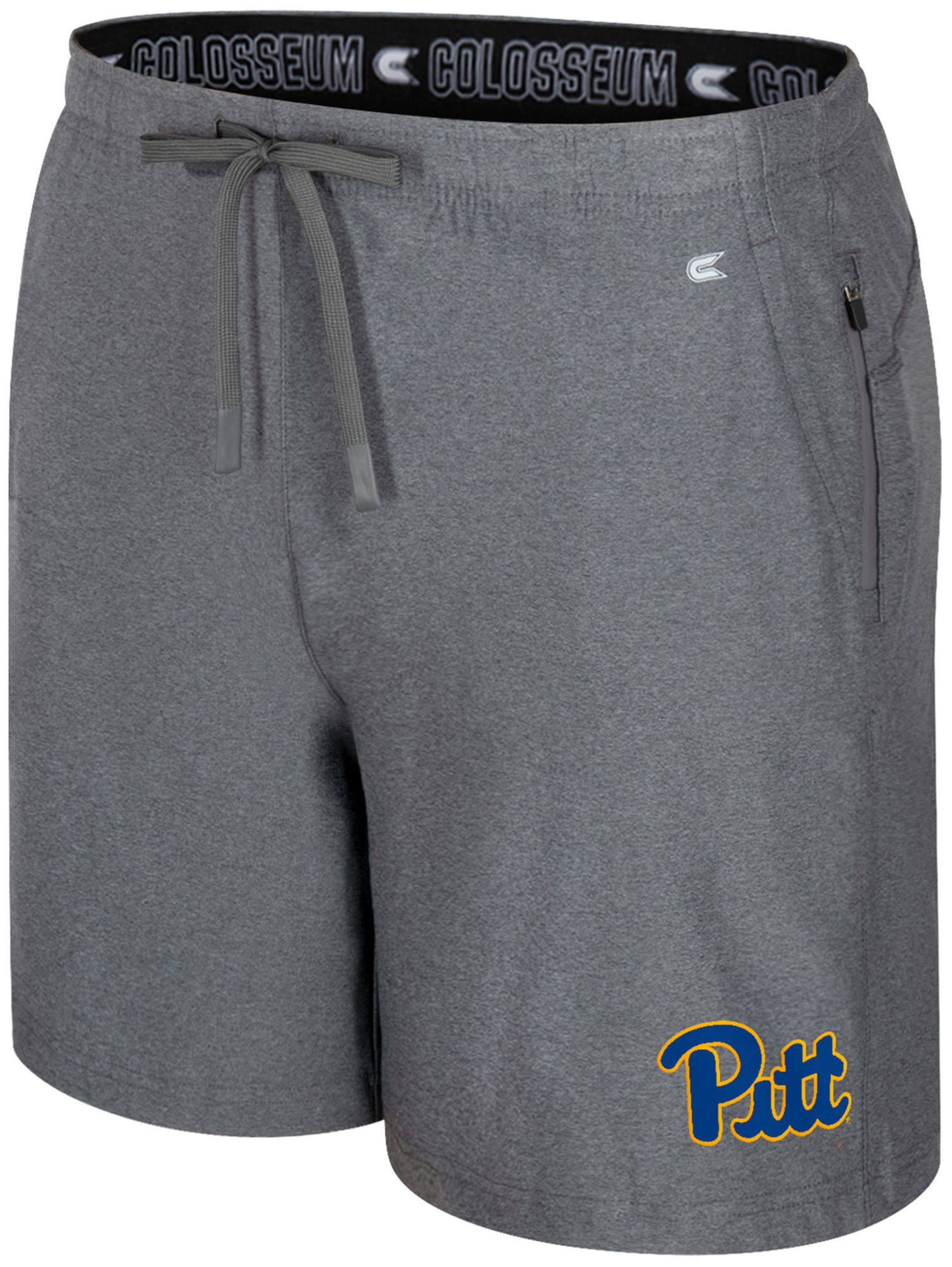 Colosseum Men's Pitt Panthers Charcoal Gurney Shorts