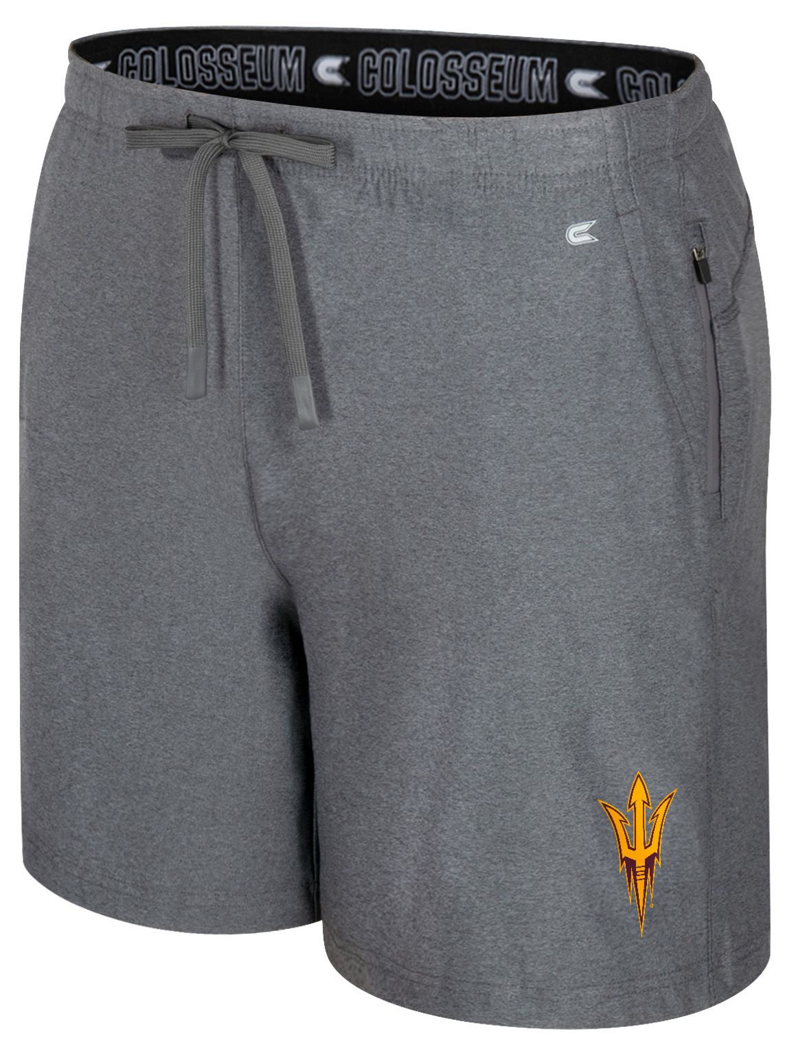 Colosseum Men's Arizona State Sun Devils Charcoal Gurney Shorts