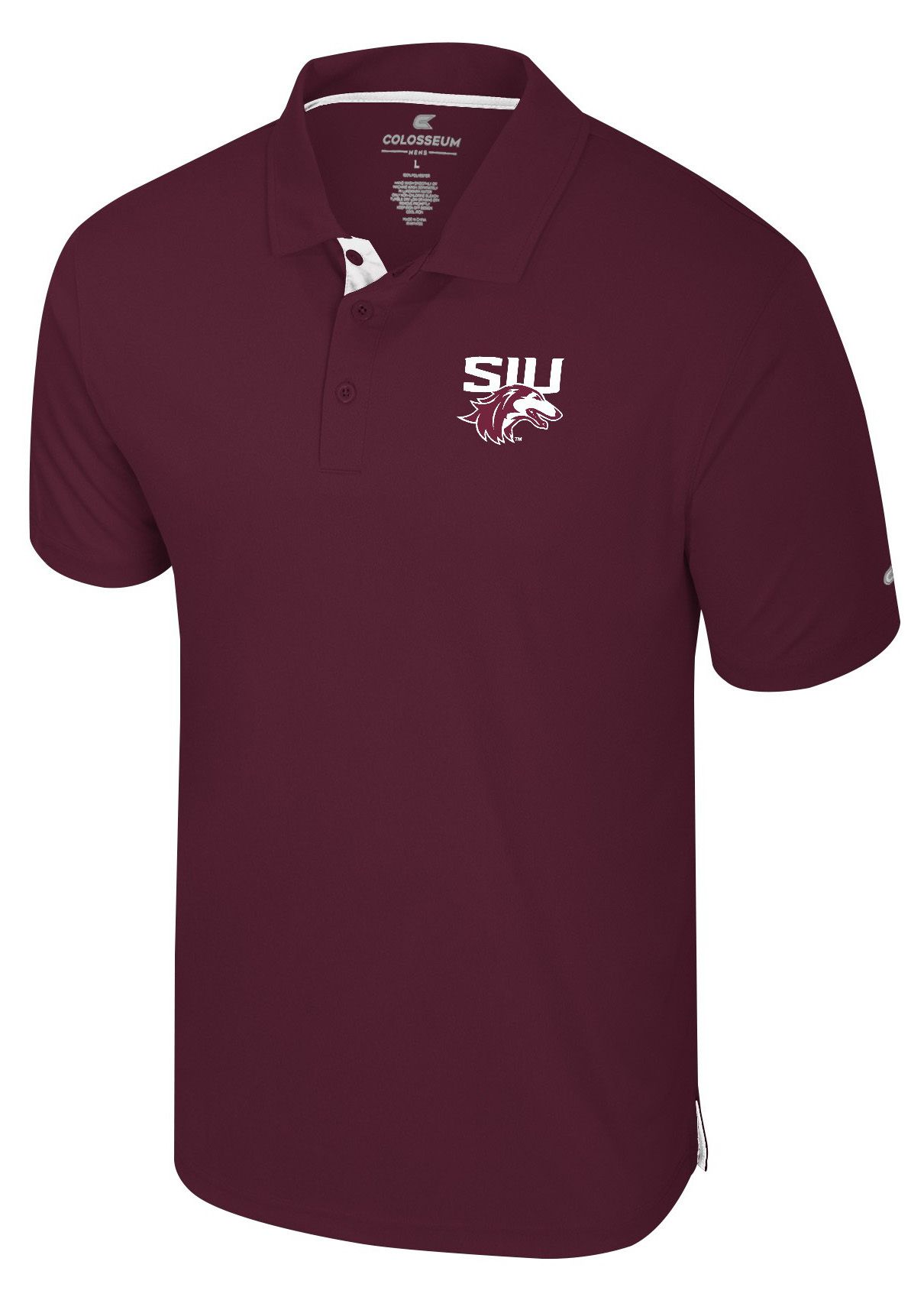Colosseum Men's Southern Illinois  Salukis Maroon Polo