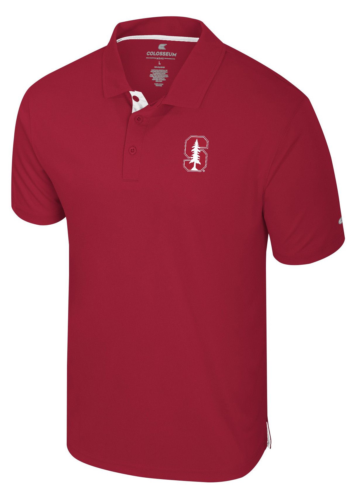 Colosseum Men's Stanford Cardinal Cardinal Polo