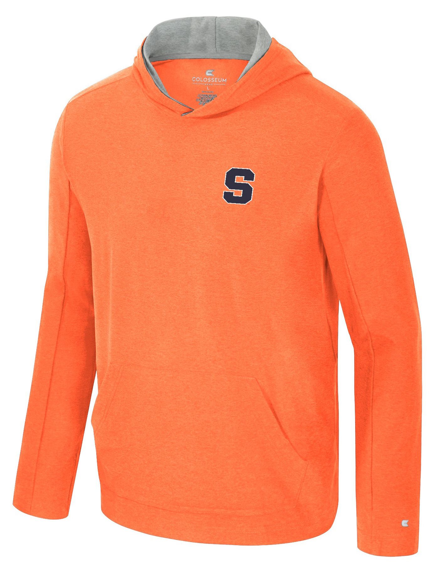Colosseum Men's Syracuse Orange Orange Long Sleeve Hoodie Shirt