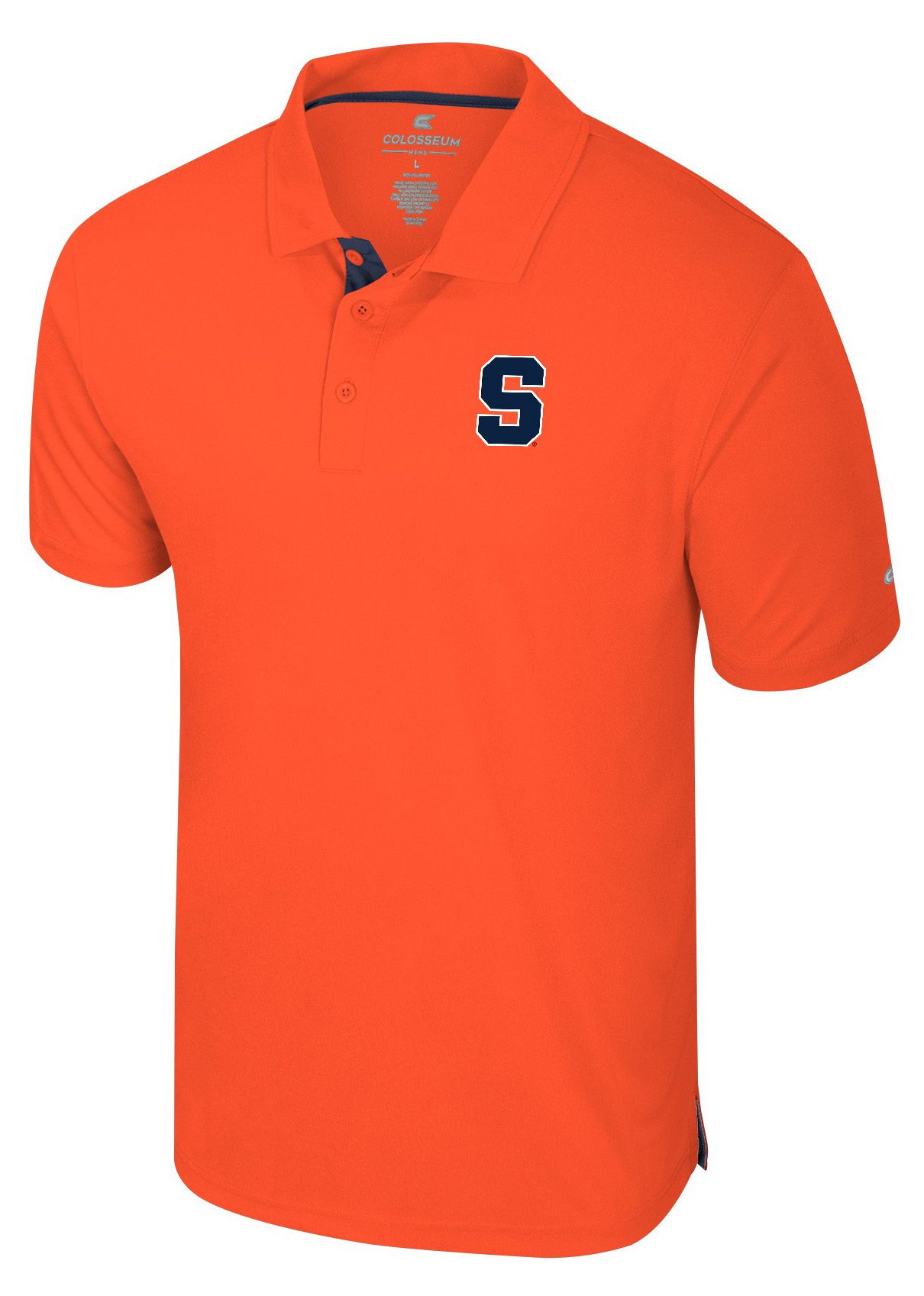 Colosseum Men's Syracuse Orange Orange Polo