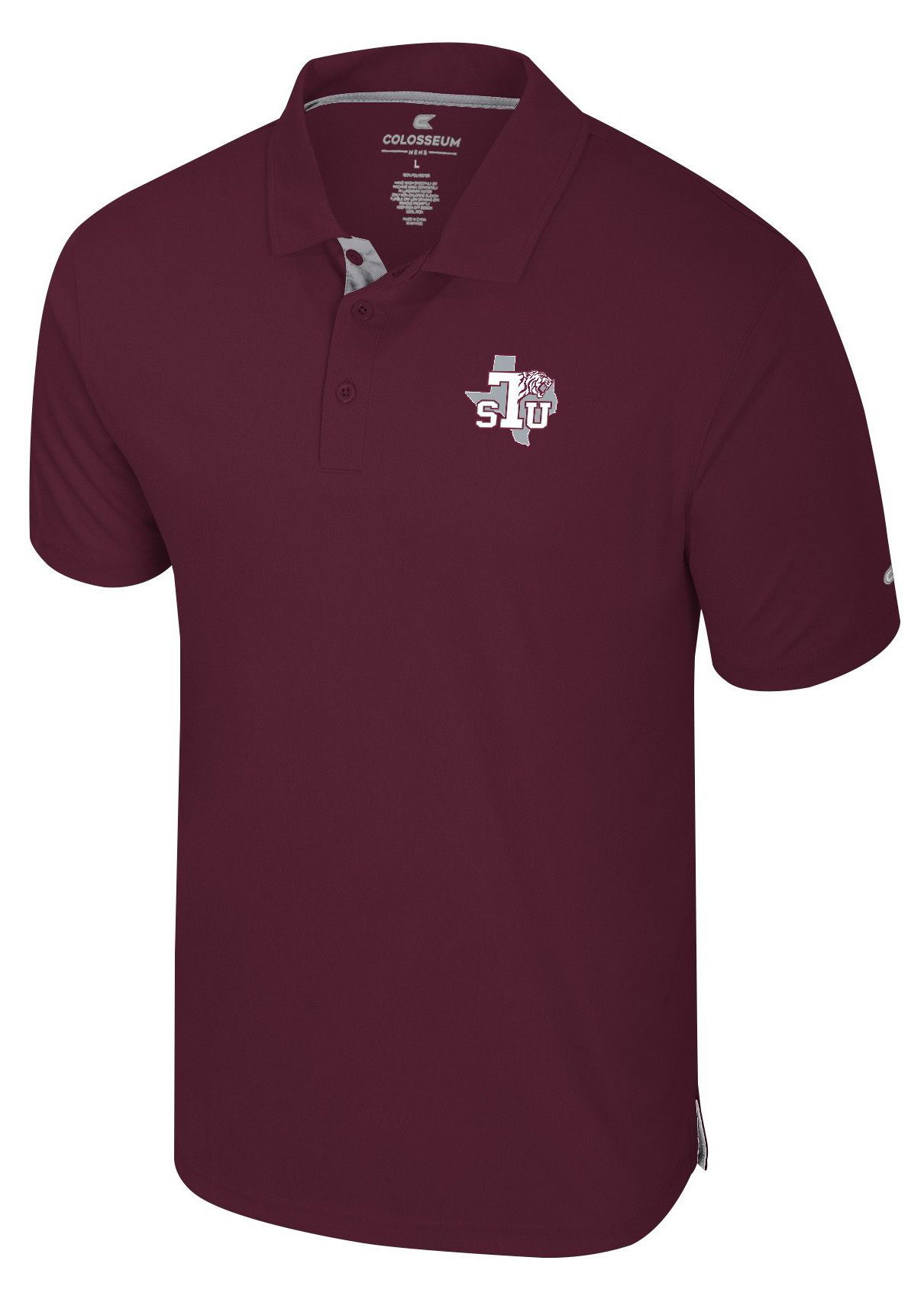 Colosseum Men's Texas Southern Tigers Maroon Polo
