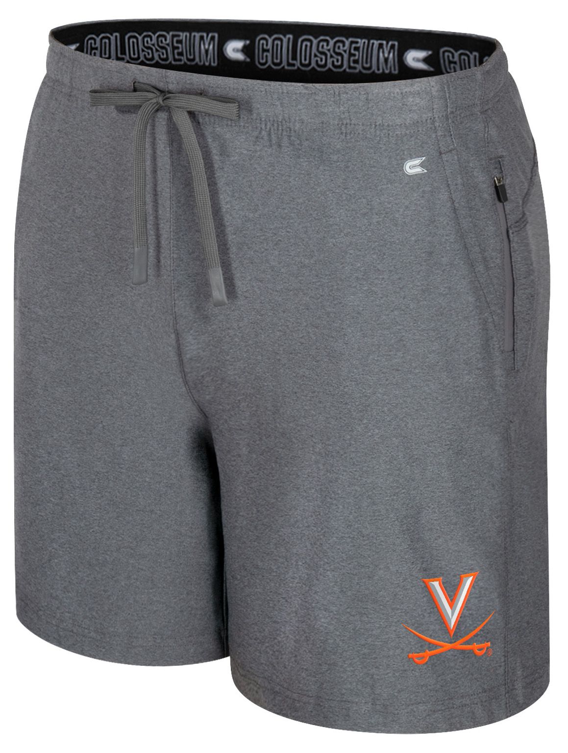 Colosseum Men's Virginia Cavaliers Charcoal Gurney Shorts