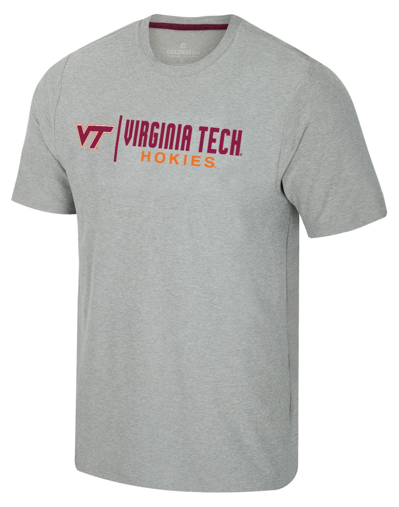 Colosseum Men's Virginia Tech Hokies Grey Herald T-Shirt
