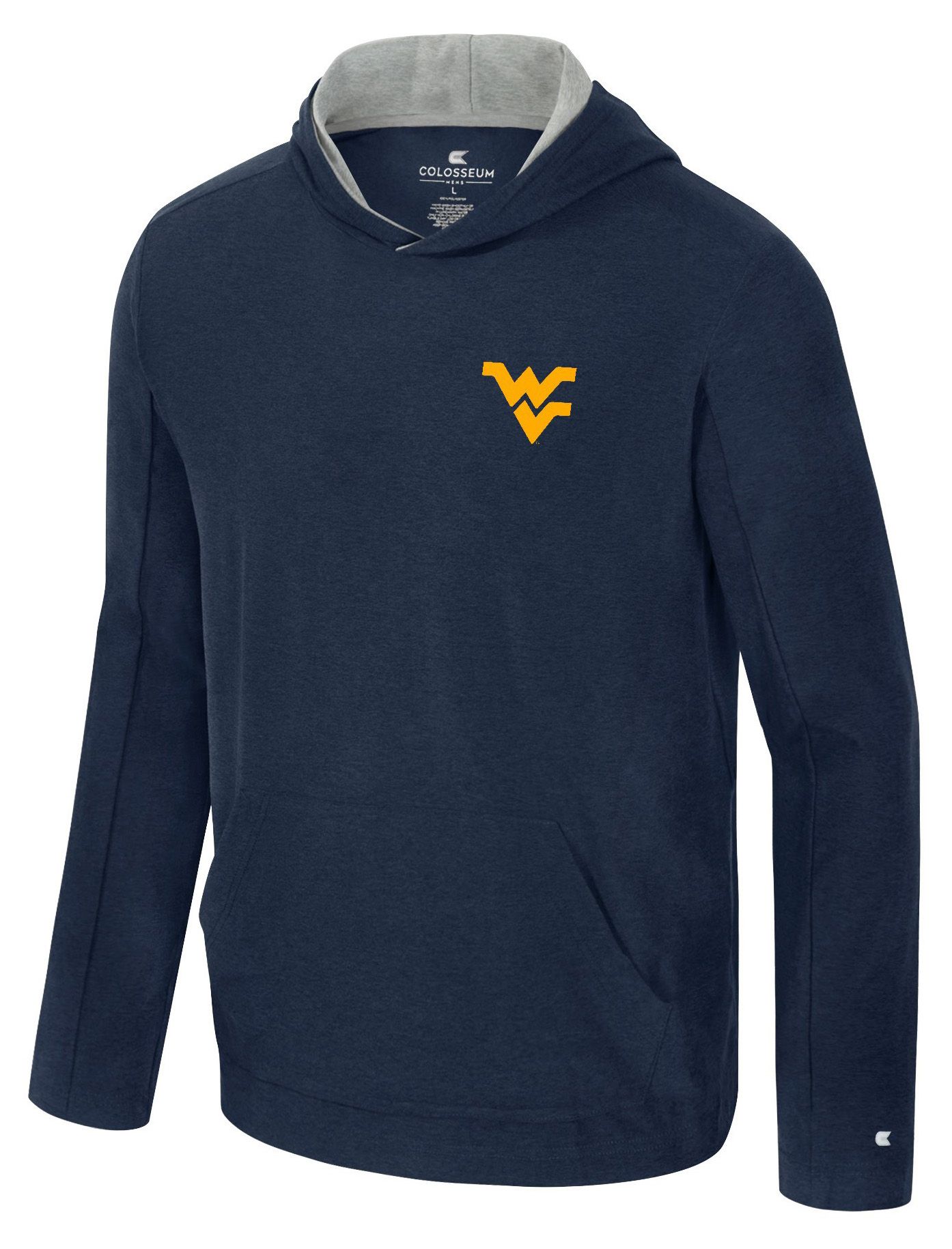 Colosseum Men's West Virginia Mountaineers Navy Long Sleeve Hoodie Shirt