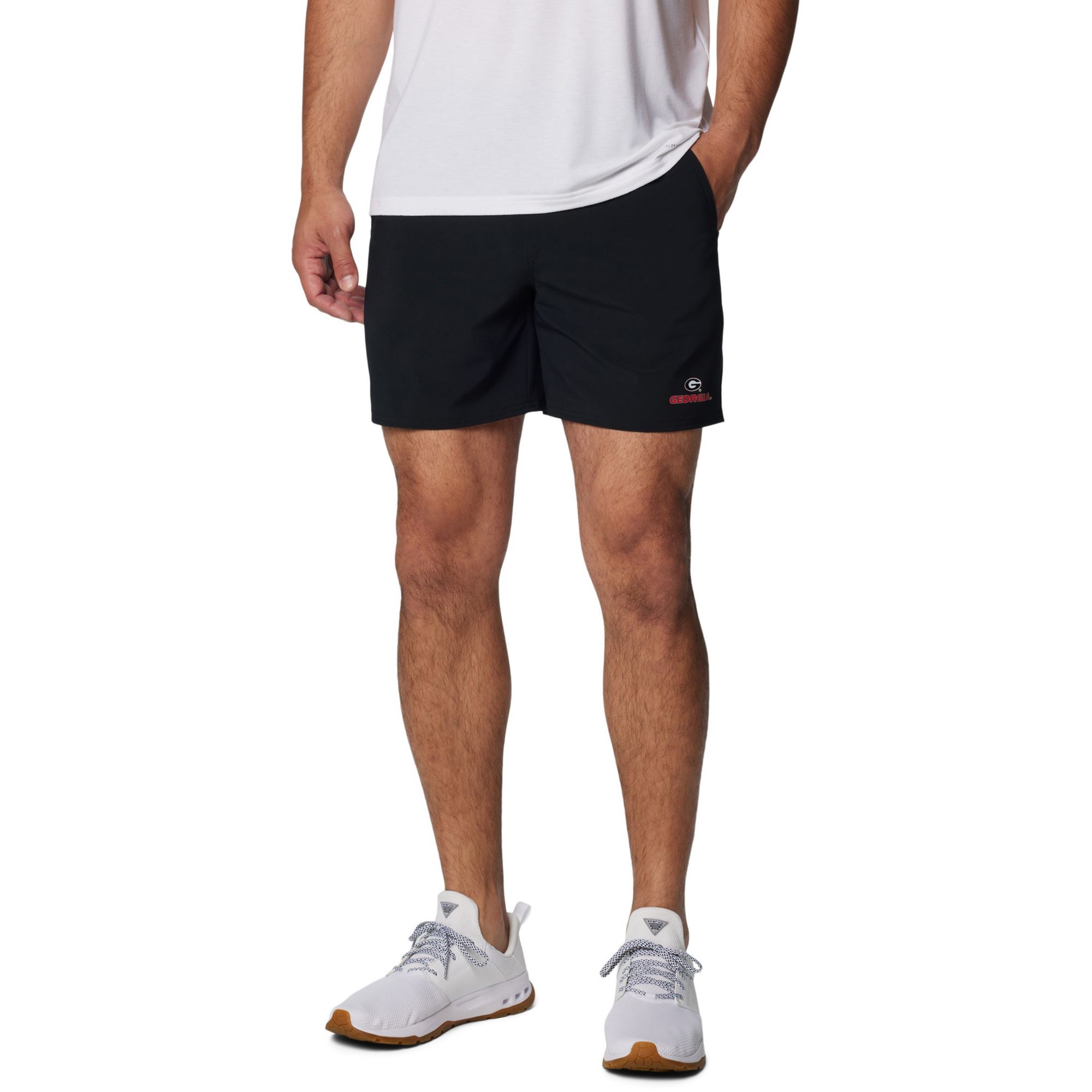 Columbia Men's Georgia Bulldogs Black Terminal Roamer Shorts