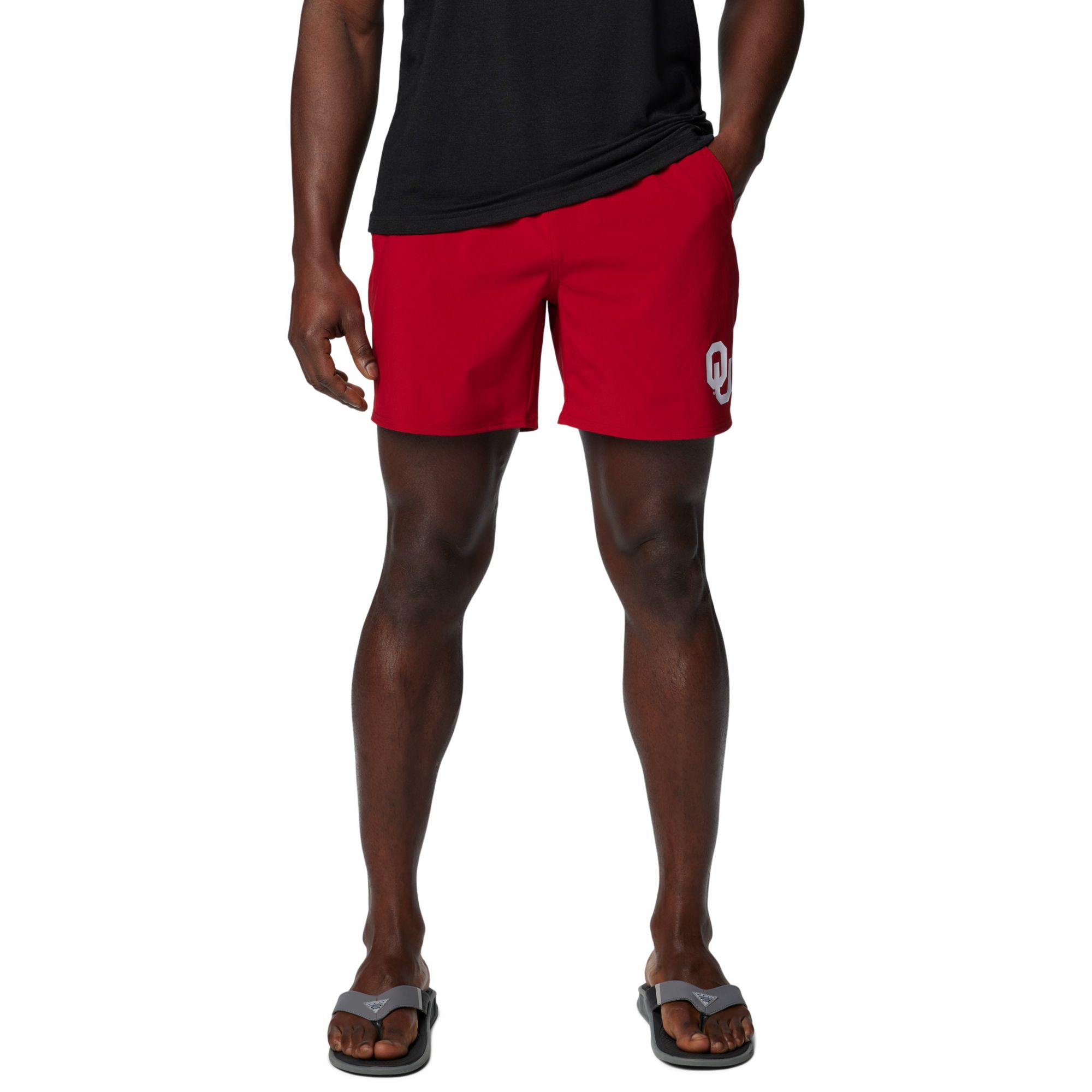 Columbia Men's Oklahoma Sooners Red Terminal Roamer Shorts