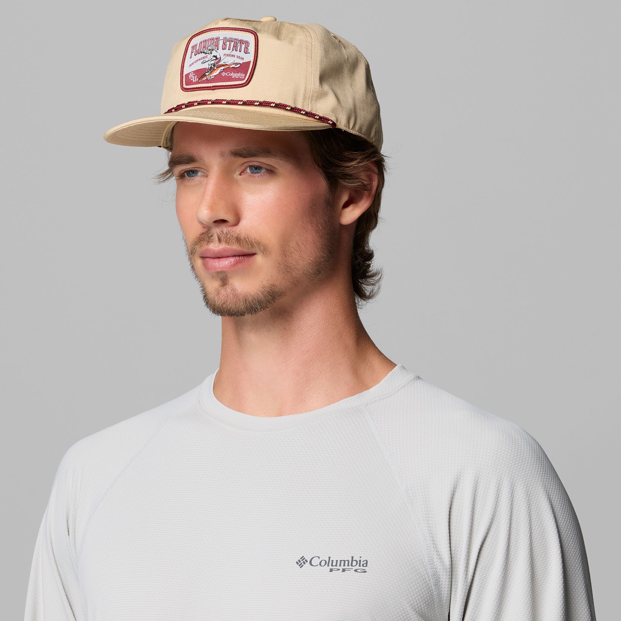 Columbia Adult Florida State Seminoles Tan Rope Snapback Adjustable Hat