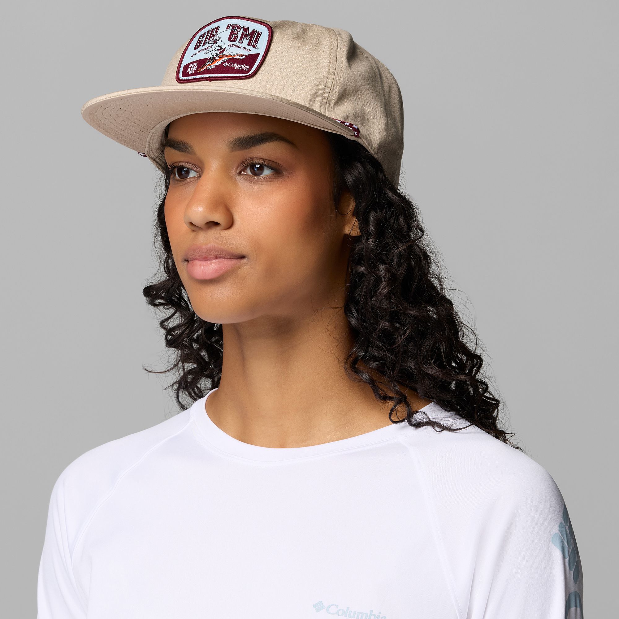 Columbia Adult Texas A&M Aggies Fossil Rope Snapback Adjustable Hat