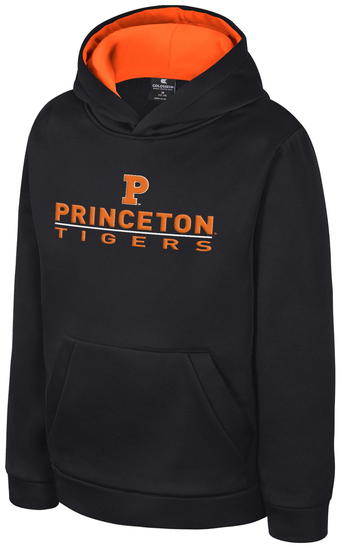 Colosseum Boys' Princeton Tigers Black Pullover Hoodie