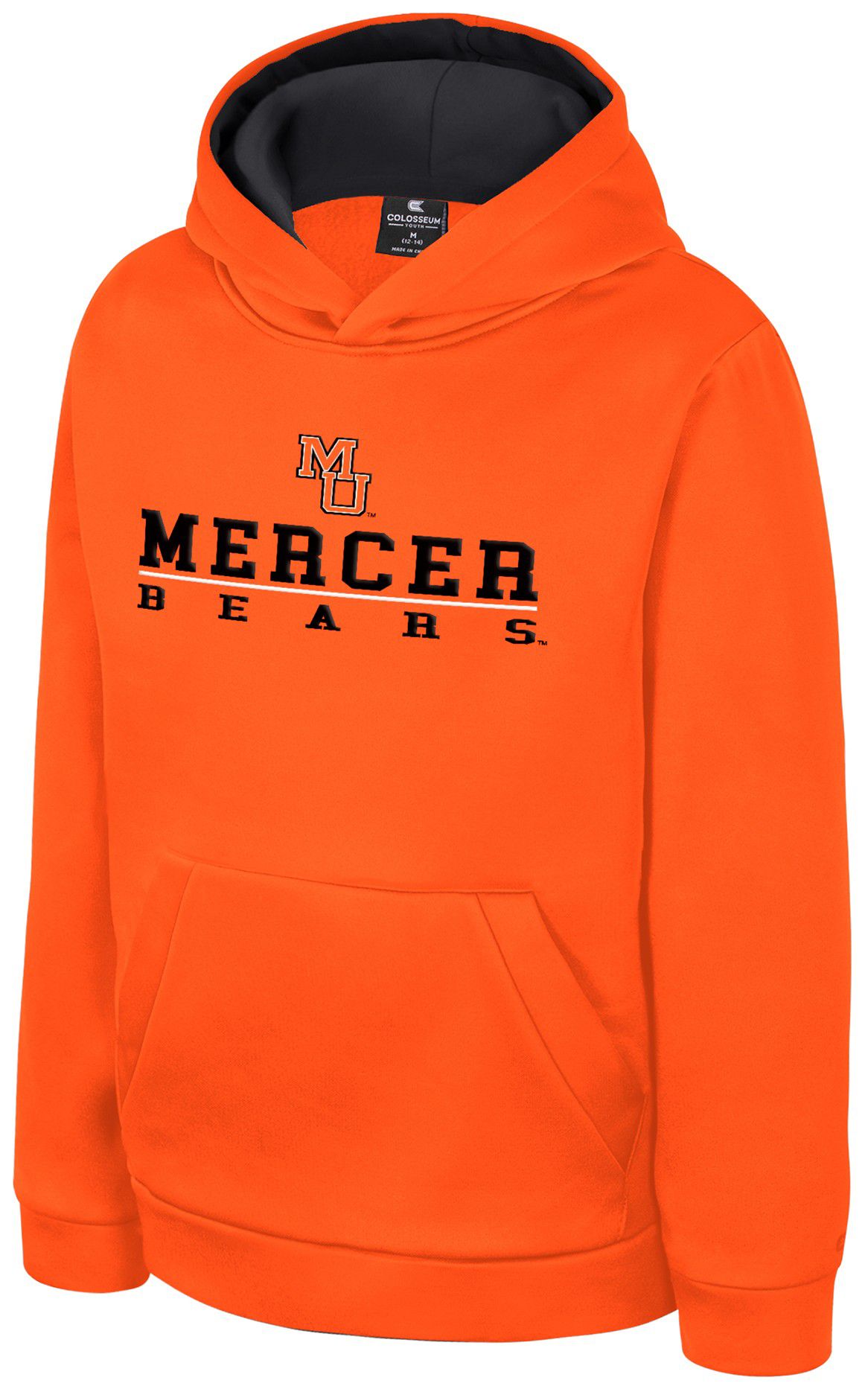 Colosseum Boys' Mercer Bears Orange Pullover Hoodie