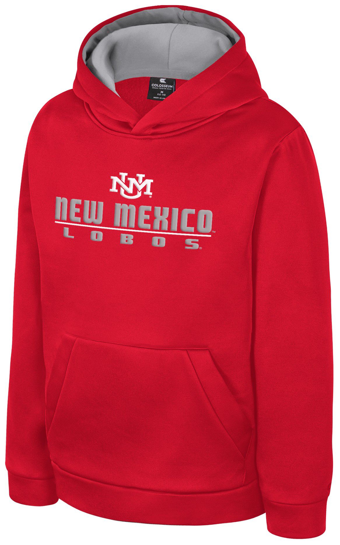 Colosseum Boys' New Mexico Lobos Red Pullover Hoodie