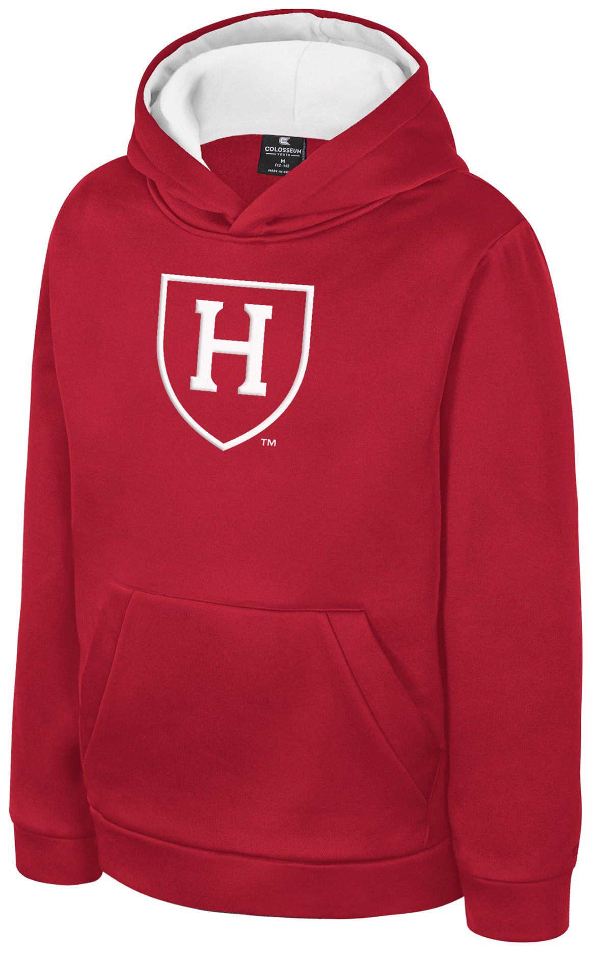 Colosseum Boys' Harvard Crimson Cardinal Pullover Hoodie