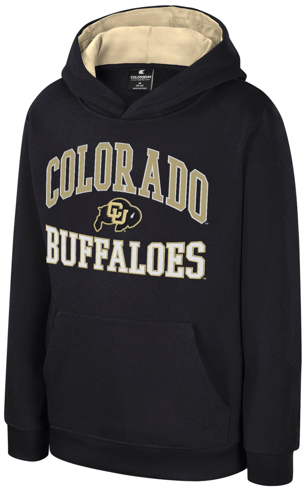Colosseum Boys' Colorado Buffaloes Black Judo Hoodie