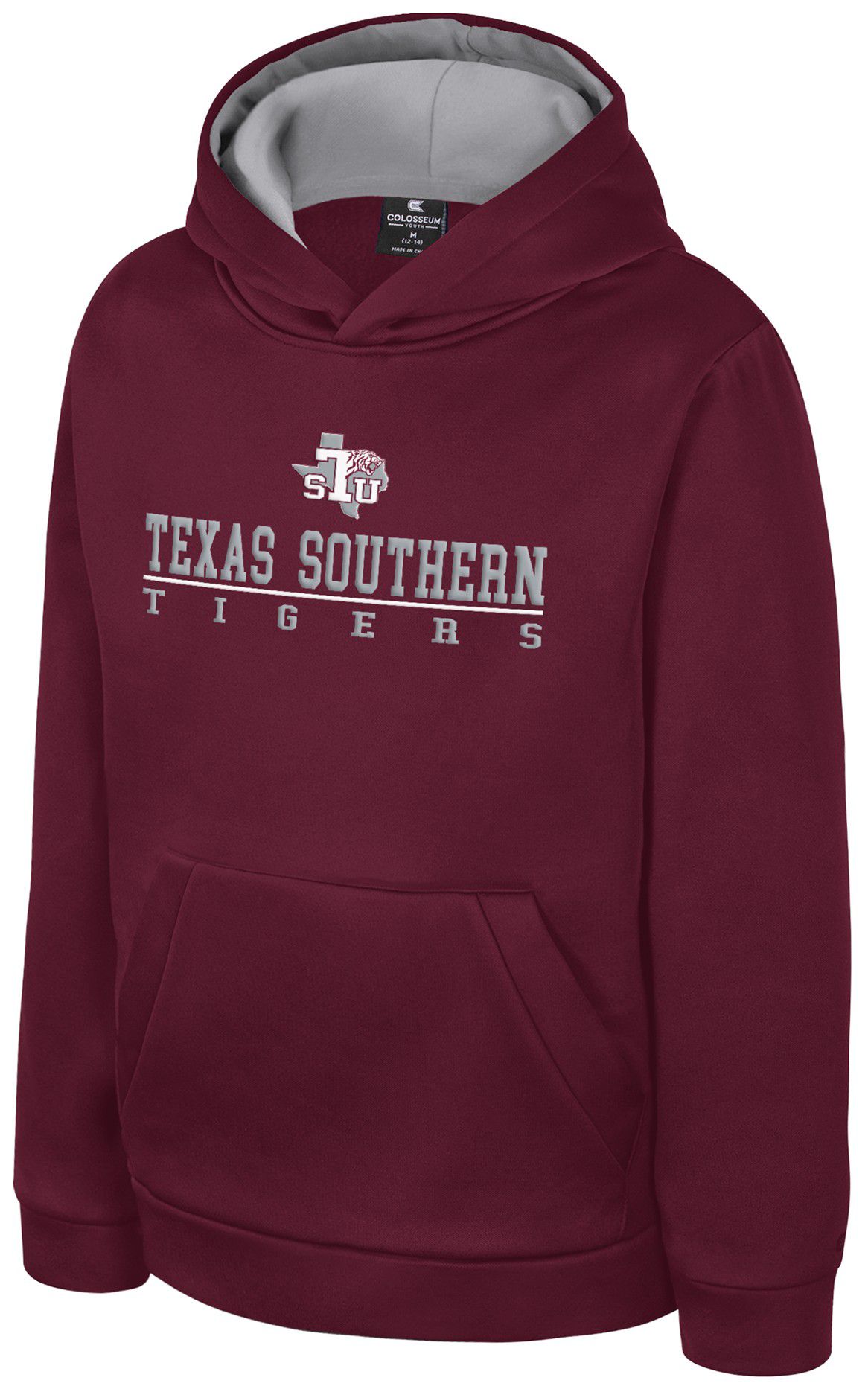 Colosseum Boys' Texas Southern Tigers Maroon Pullover Hoodie