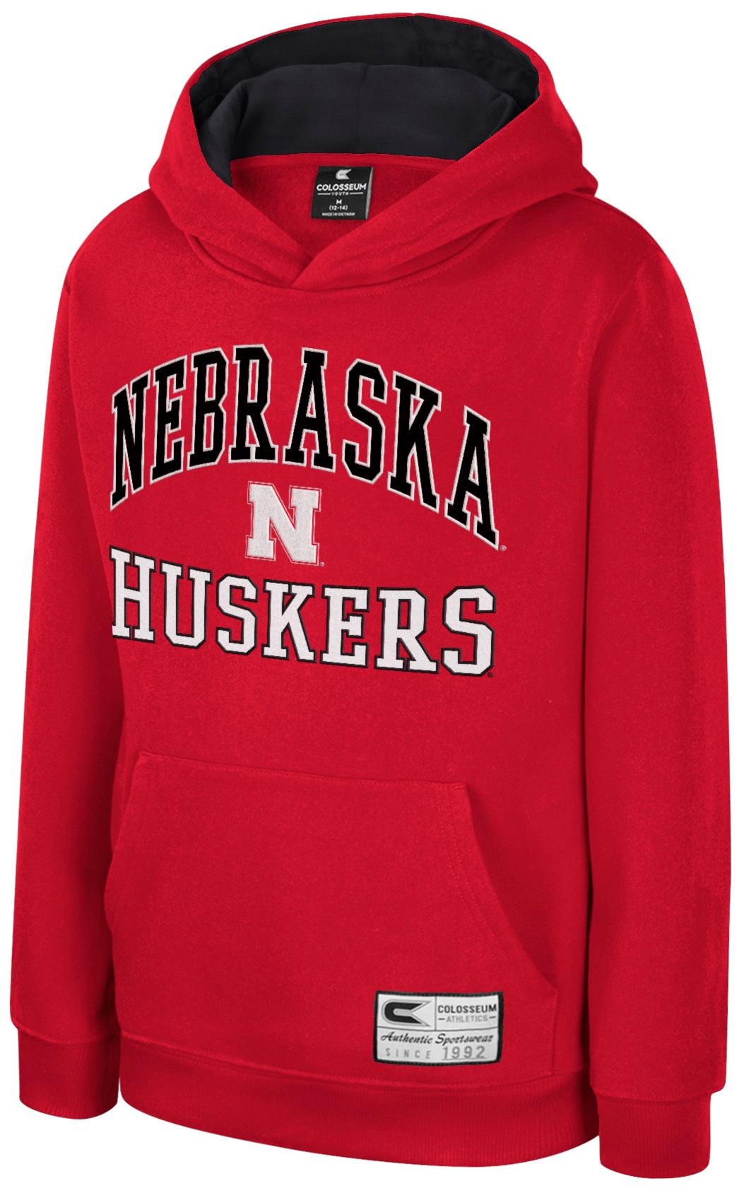 Colosseum Boys' Nebraska Cornhuskers Red Judo Hoodie