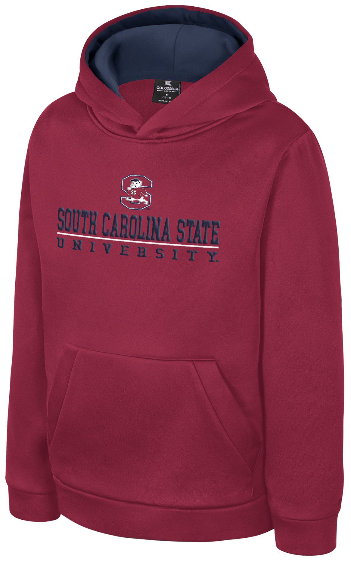 Colosseum Boys' South Carolina State Bulldogs Garnet Pullover Hoodie