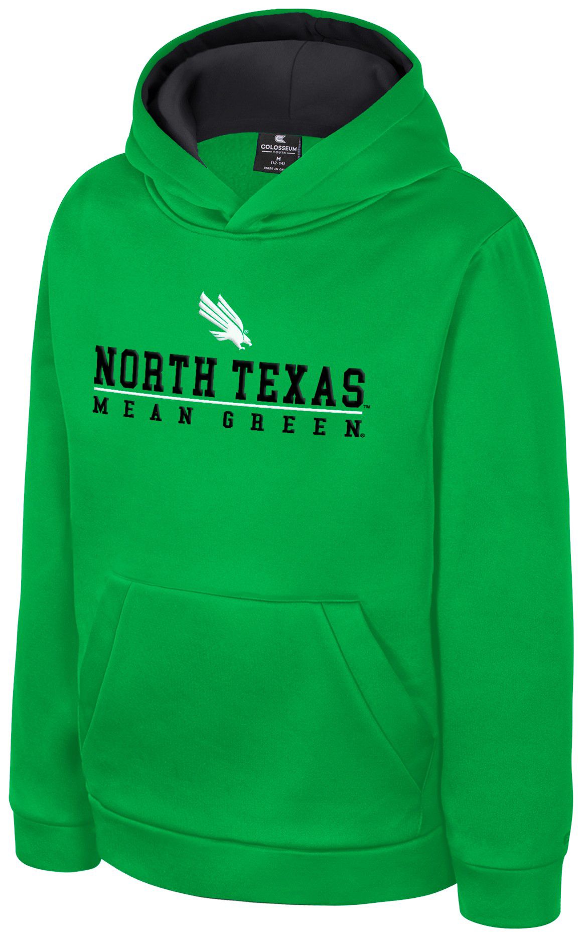 Colosseum Boys' North Texas Mean Green Kelly Green Pullover Hoodie