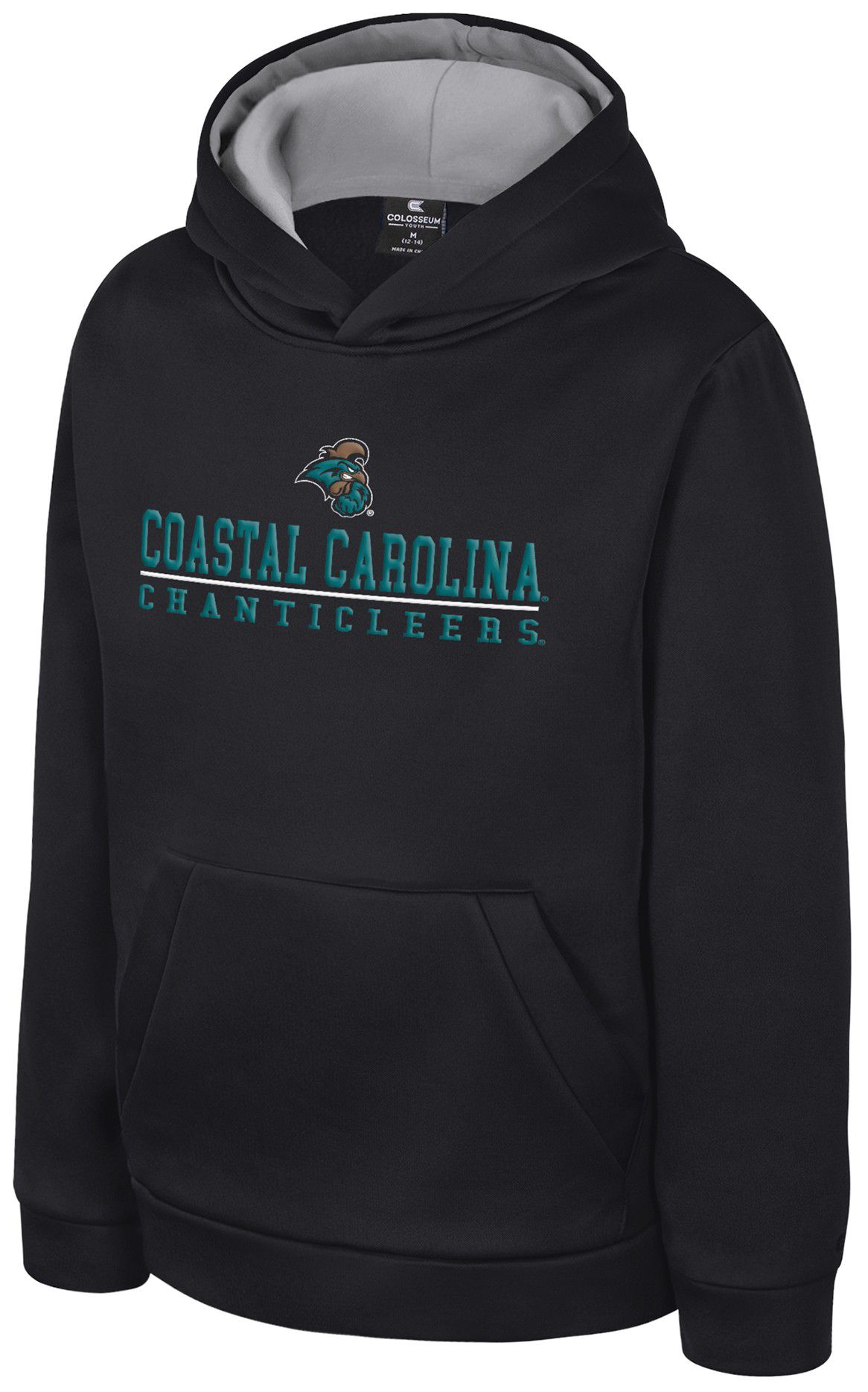 Colosseum Boys' Coastal Carolina Chanticleers Black Pullover Hoodie