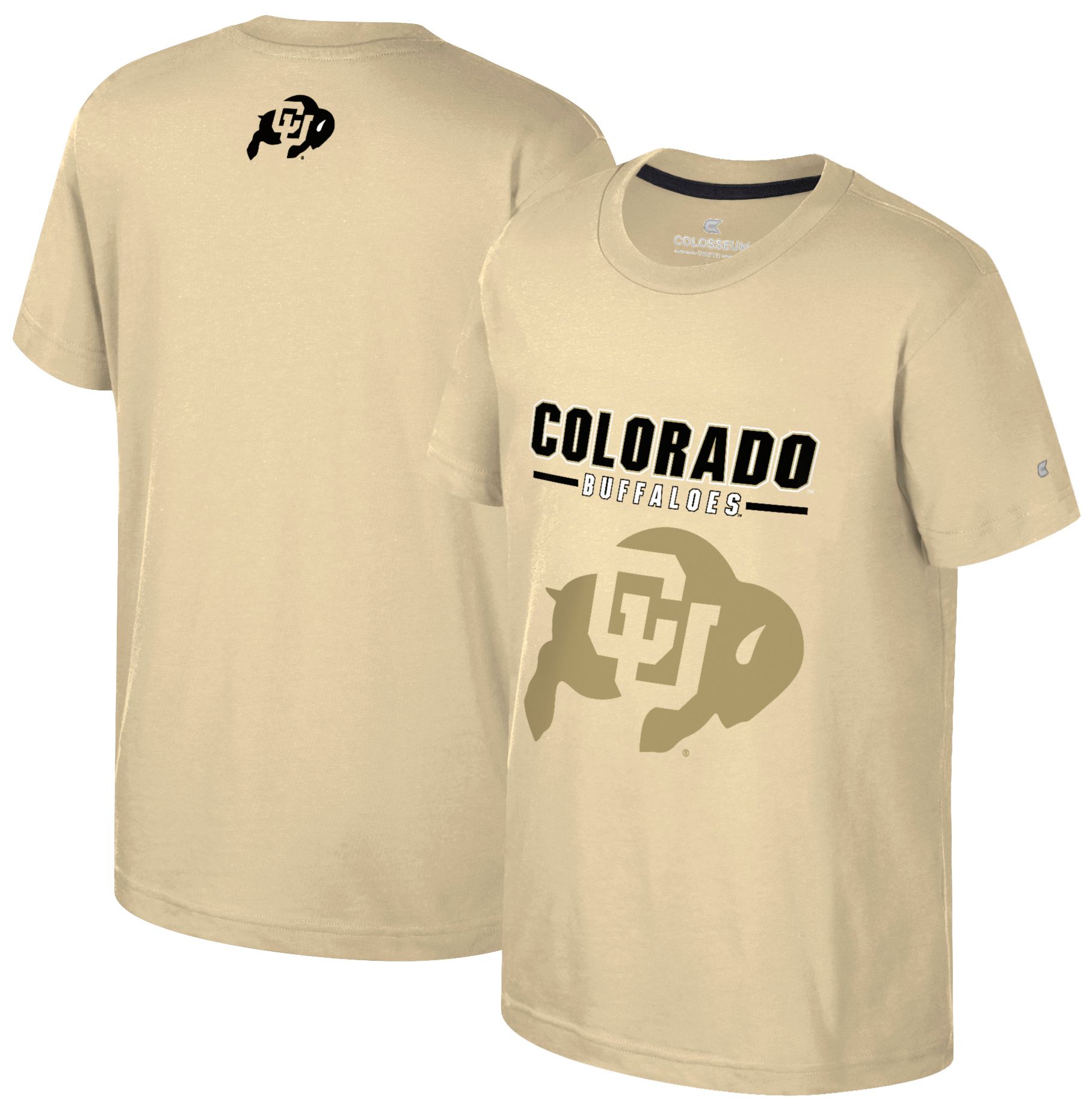 Colosseum Boys' Colorado Buffaloes Vegas Gold Winton T-Shirt