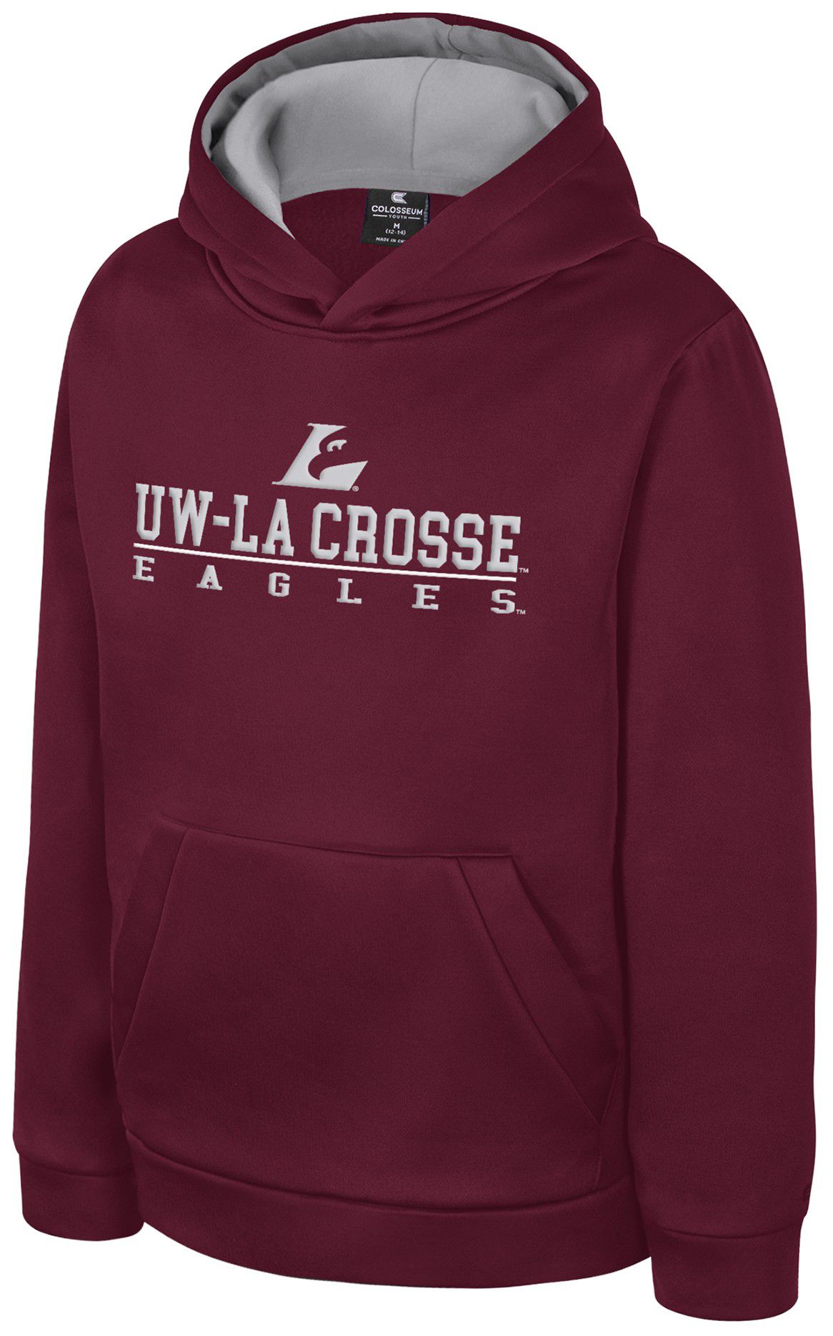 Colosseum Boys' UW-La Crosse Eagles Maroon Pullover Hoodie