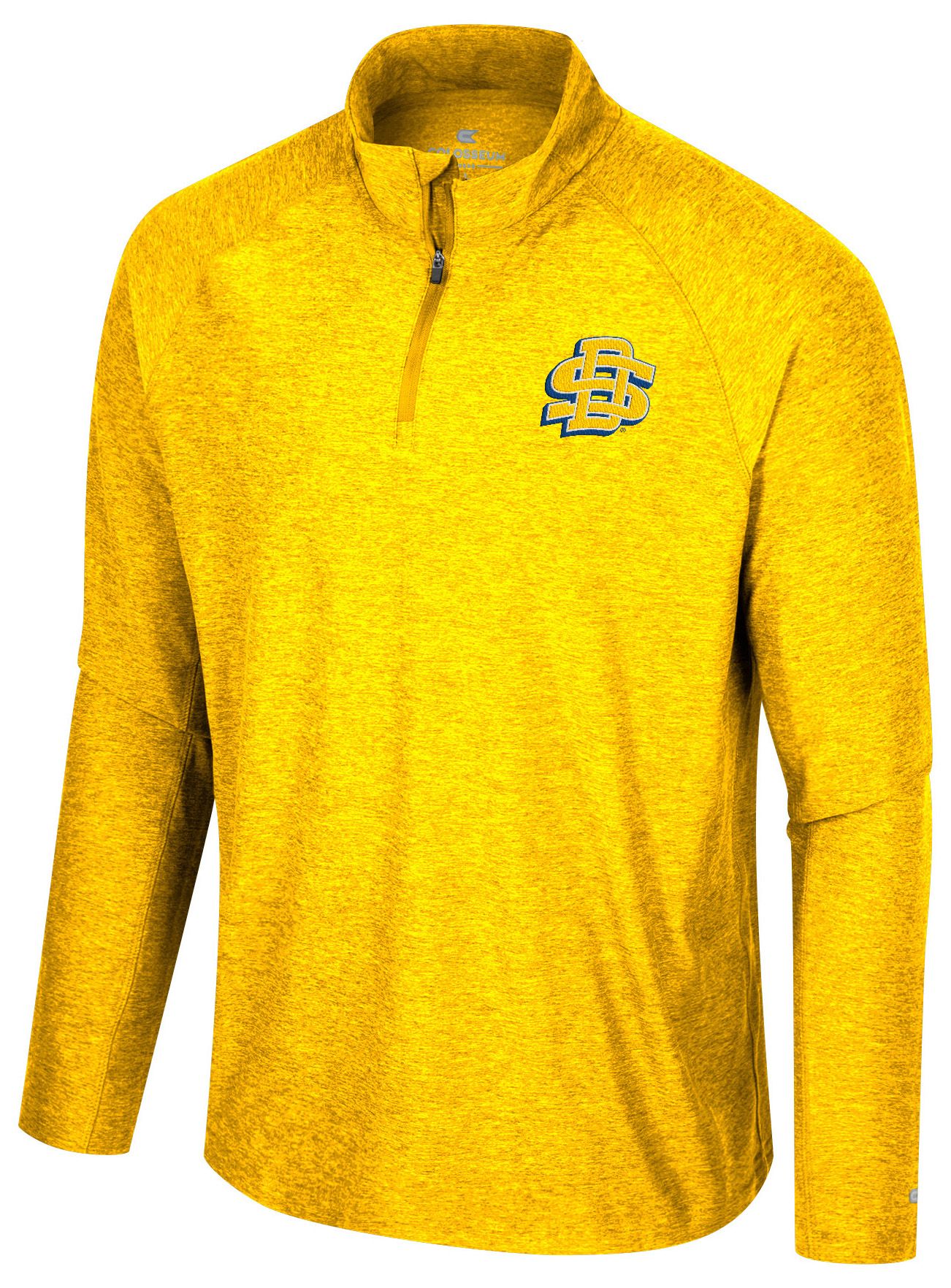 Colosseum Men's South Dakota State Jackrabbits Maize 1/4 Zip Jacket