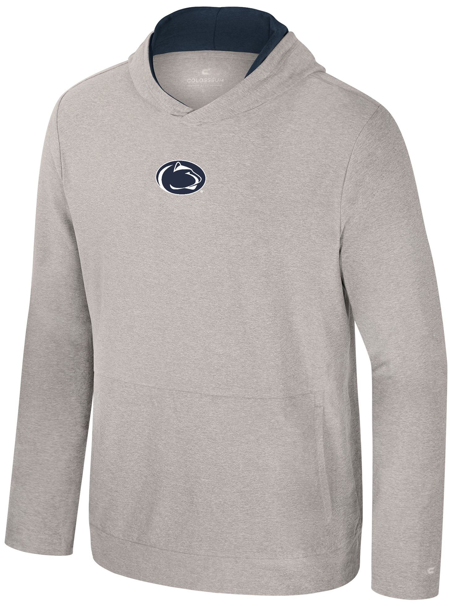 Colosseum Men's Penn State Nittany Lions Grey Cicero Long Sleeve Shirt