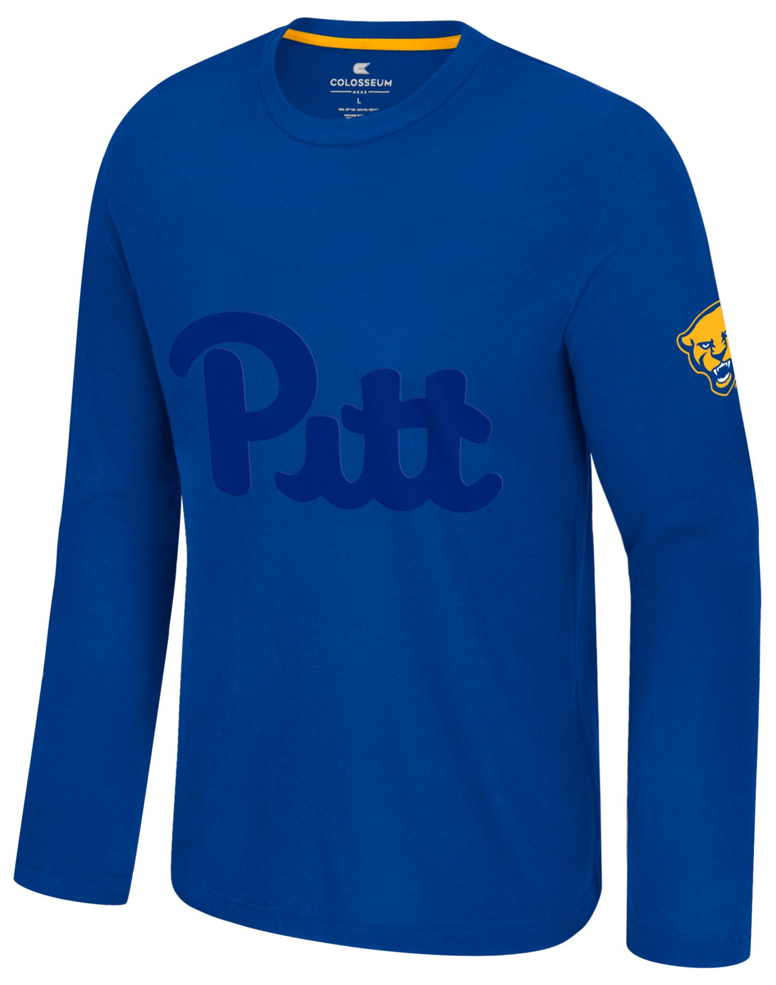 Colosseum Men's Pitt Panthers Royal Richie Long Sleeve Shirt