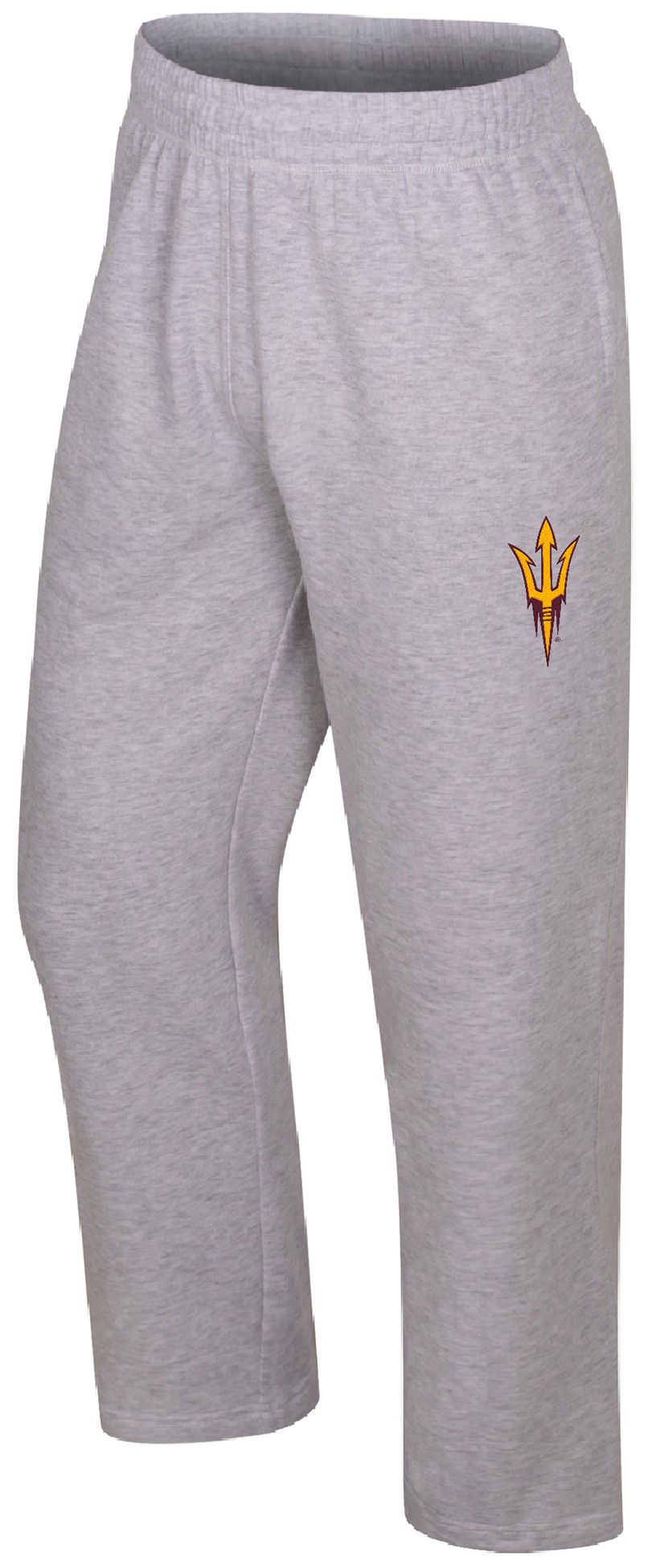 Colosseum Men's Arizona State Sun Devils Light Heather Gray Marcus Open Bottom Pants