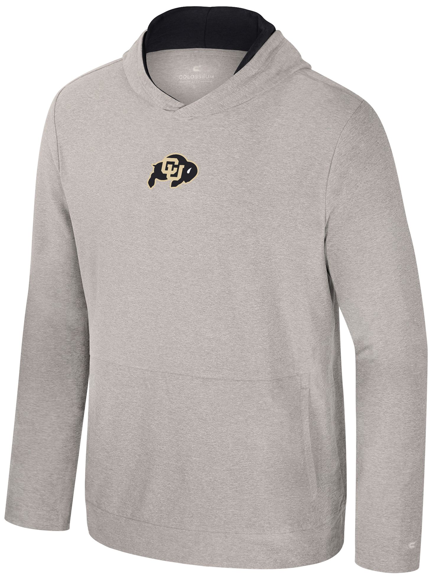 Colosseum Men's Colorado Buffaloes Grey Cicero Long Sleeve Shirt