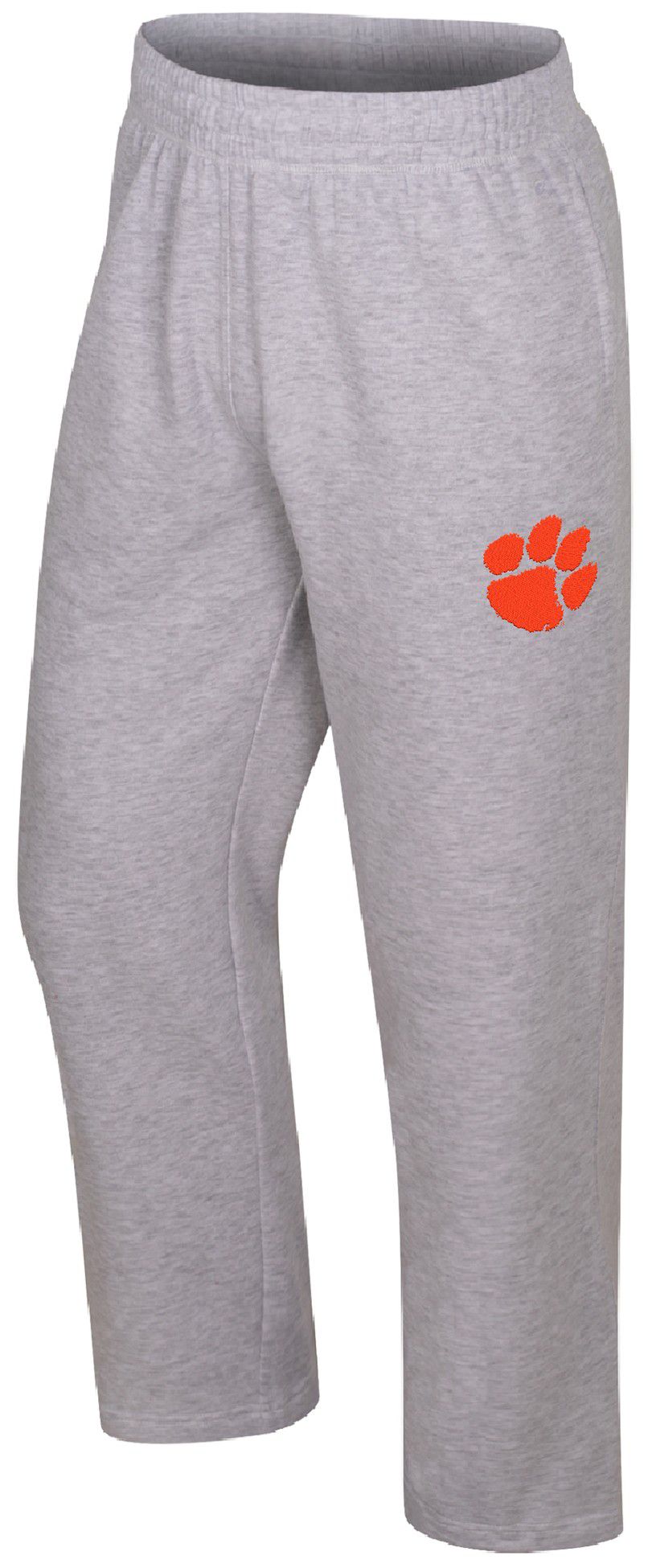 Colosseum Men's Clemson Tigers Light Heather Gray Marcus Open Bottom Pants