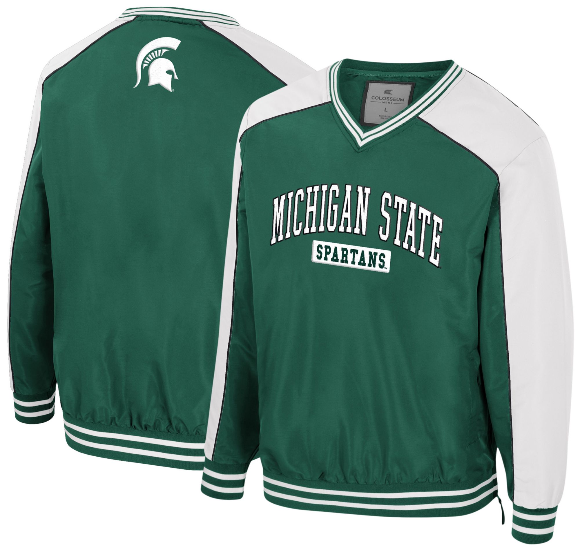 Colosseum Men's Michigan State Spartans Coach Jacket