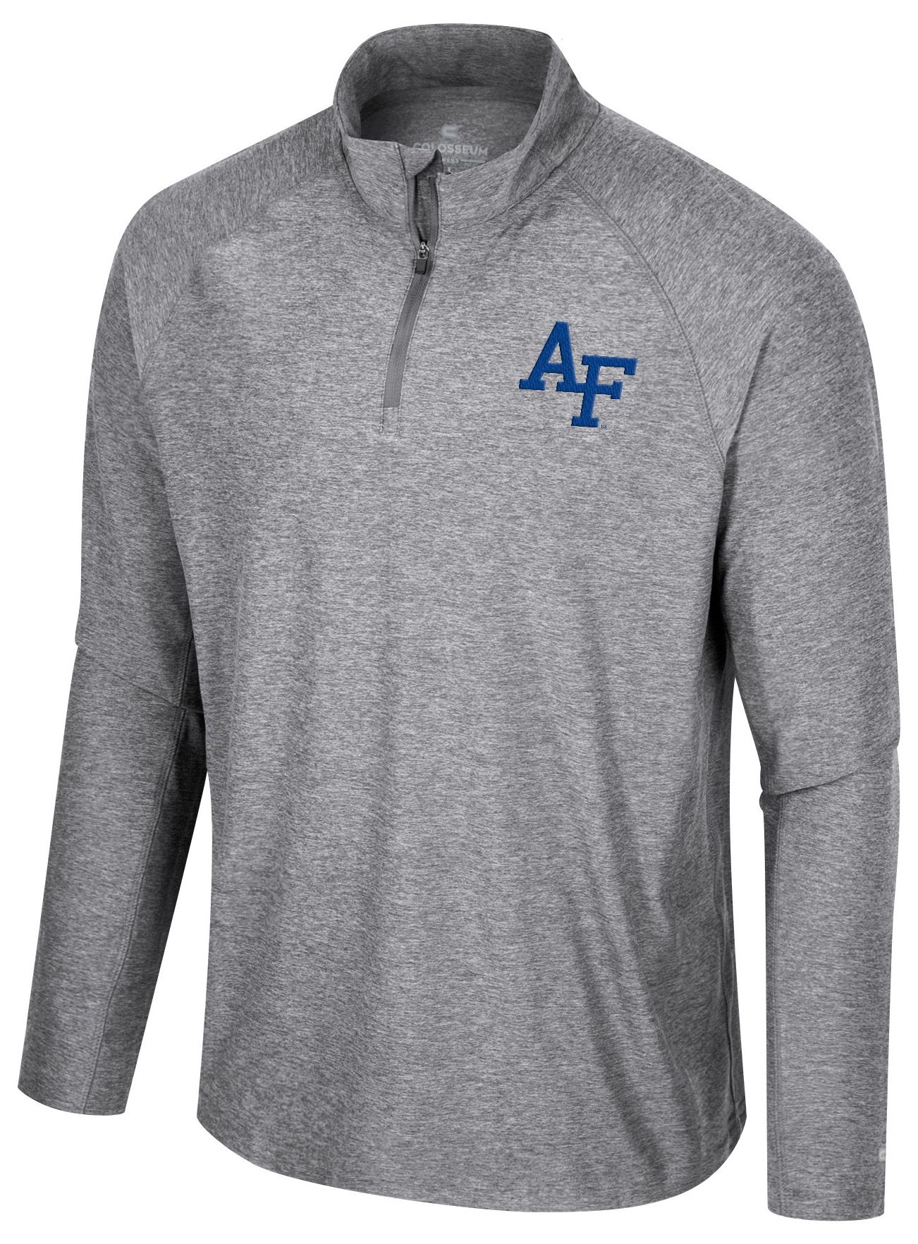 Colosseum Men's Air Force Falcons Gray 1/4 Zip Jacket