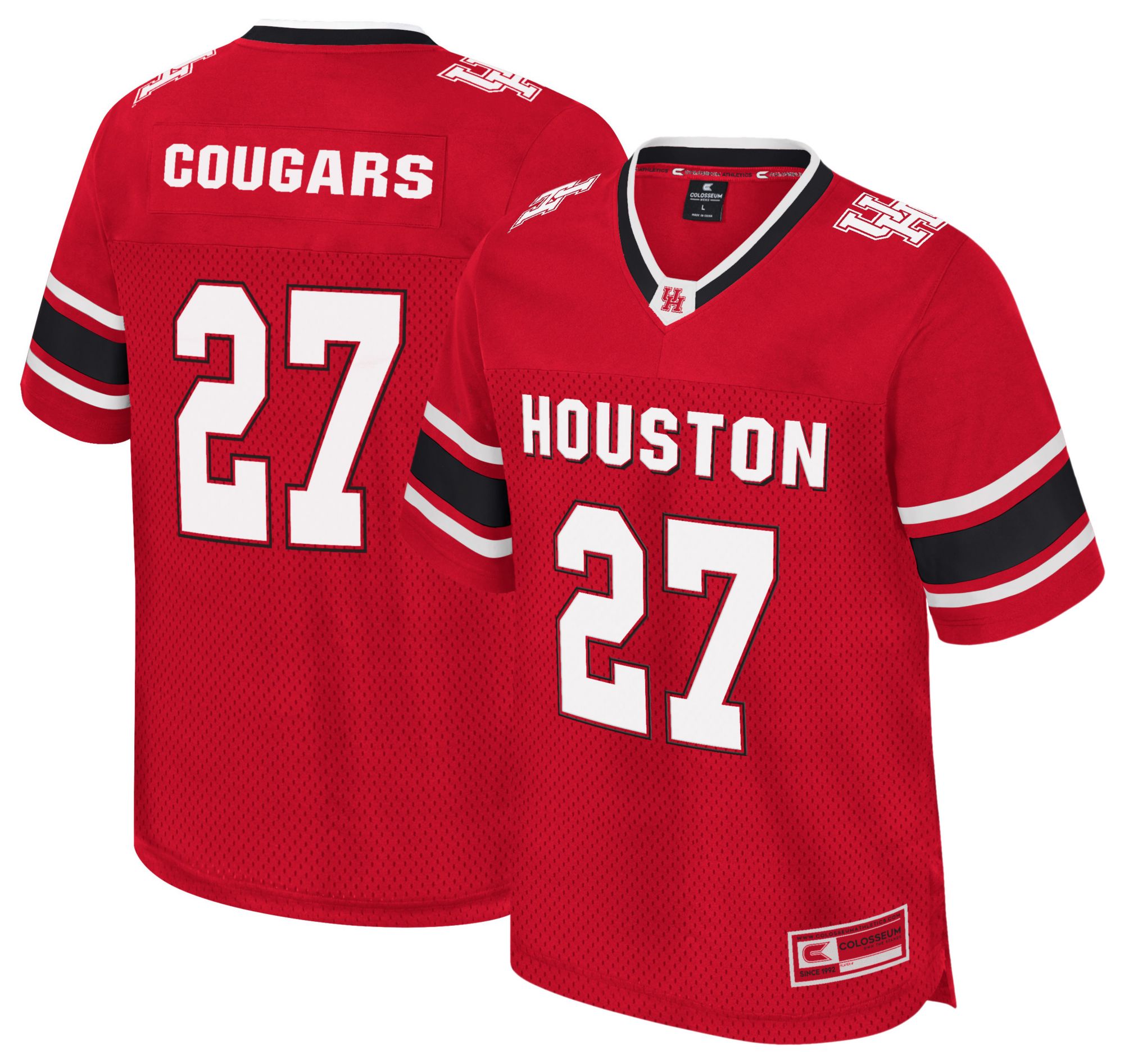 Colosseum Men's Houston Cougars Red All Day Football Jersey