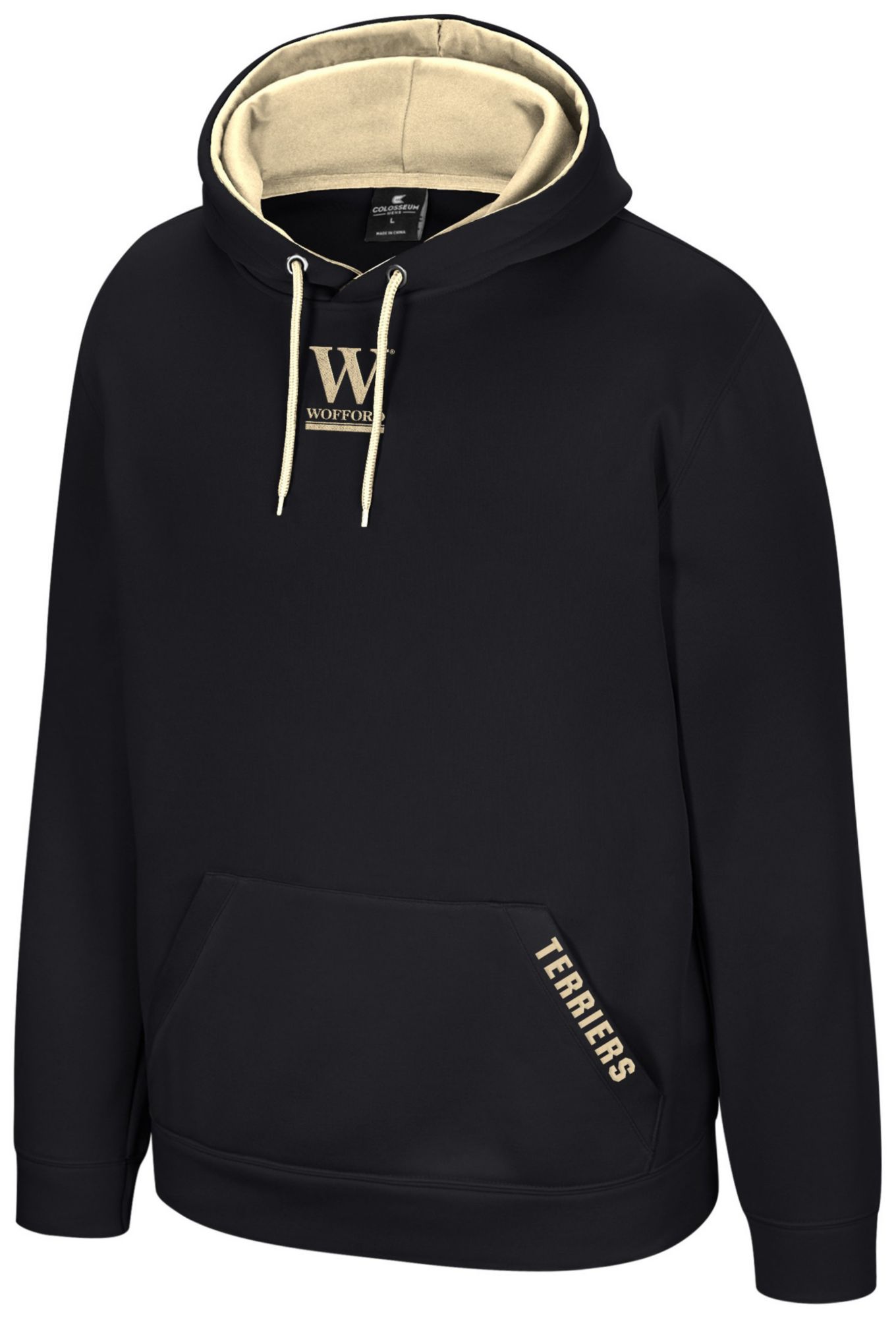 Colosseum Men's Wofford Terriers Promo Player Hoodie, Black