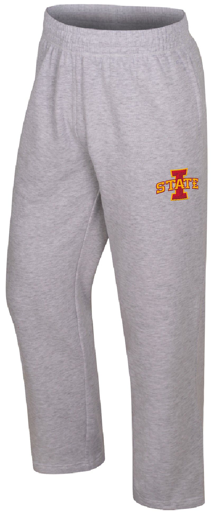 Colosseum Men's Iowa State Cyclones Light Heather Gray Marcus Open Bottom Pants