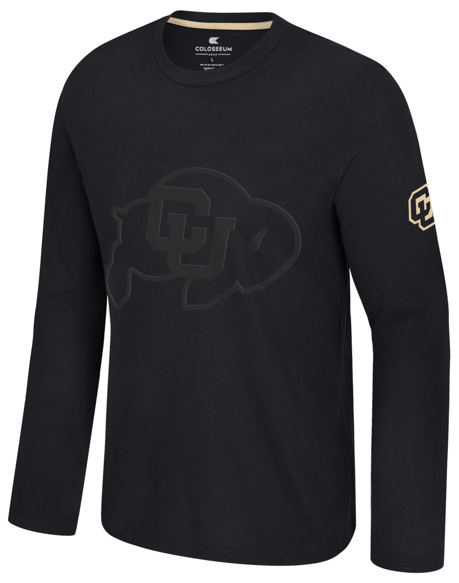 Colosseum Men's Colorado Buffaloes Black Richie Long Sleeve Shirt