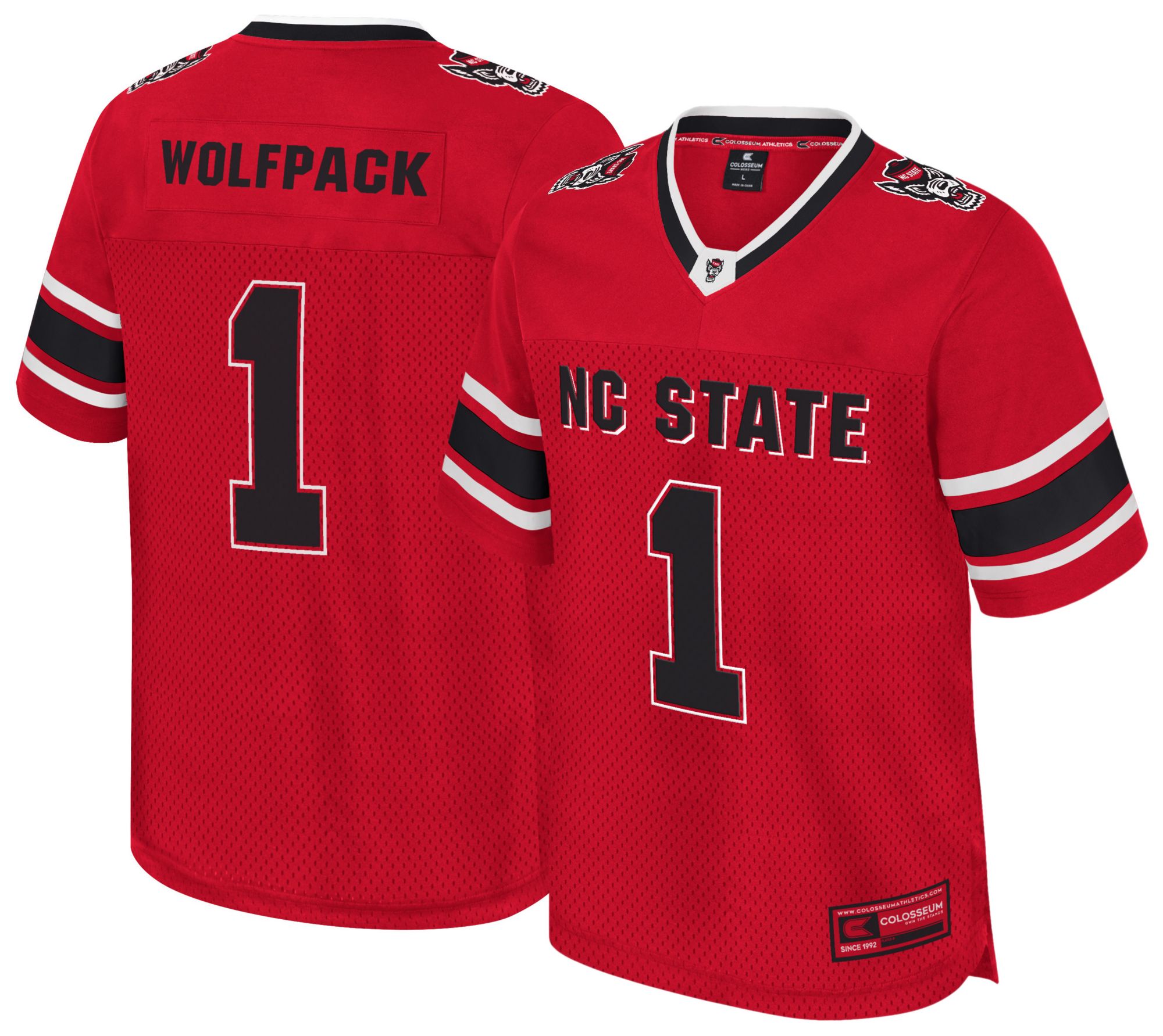 Colosseum Men's NC State Wolfpack Red All Day Jersey